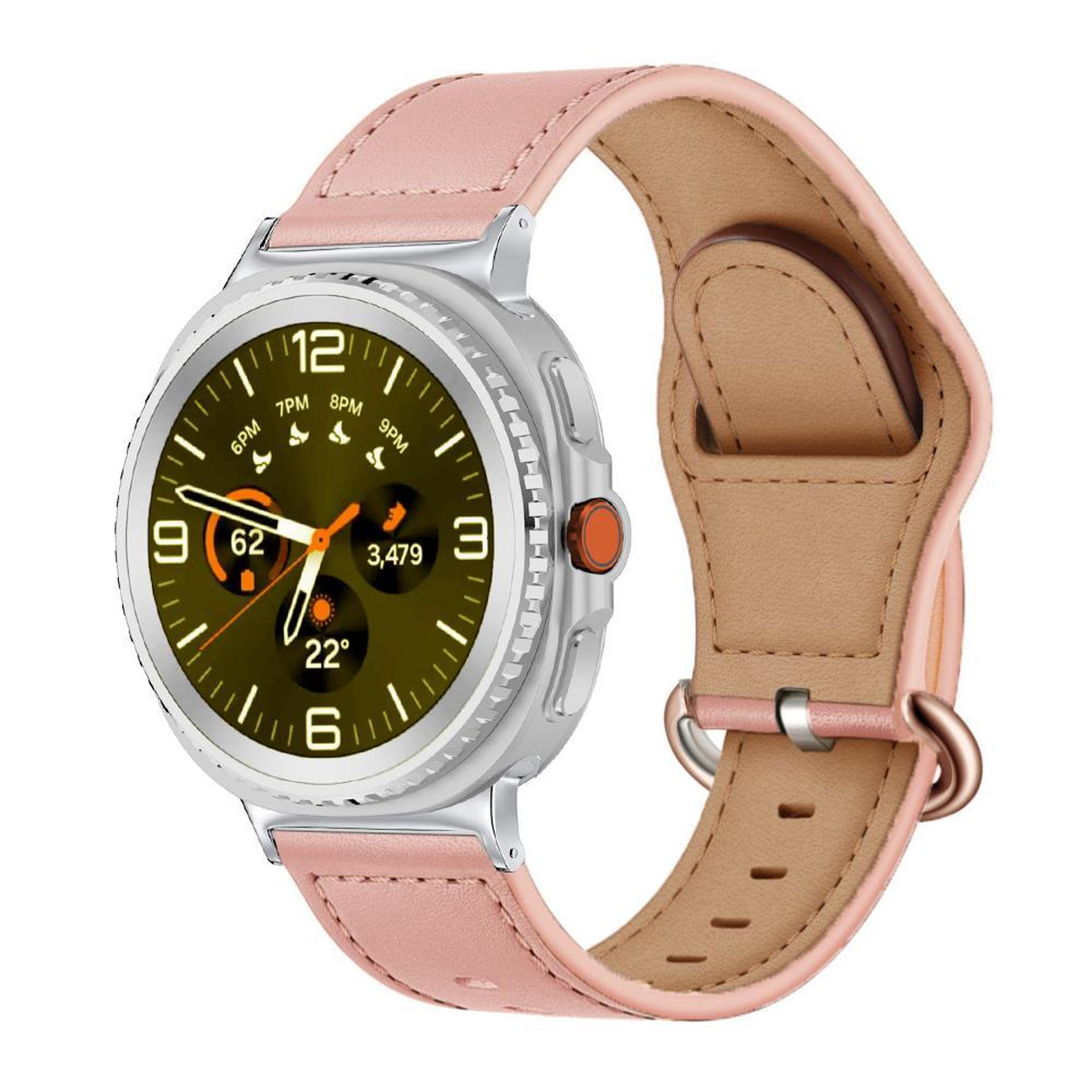 samsung galaxy watch8 watch8 classic genuine leather watch band with classic buckle