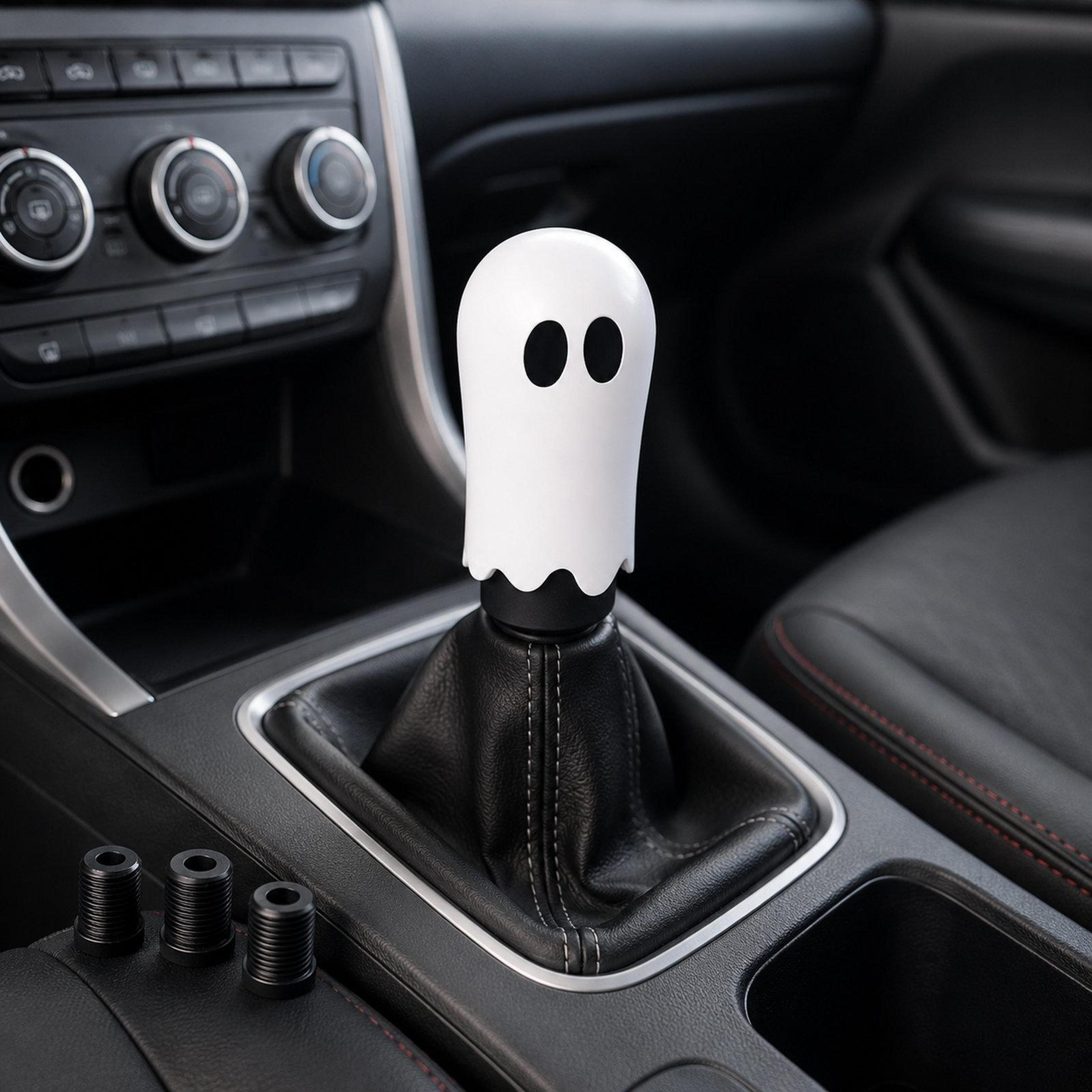 ghost shift knob resin car gear shift decoration jdm interior accessory