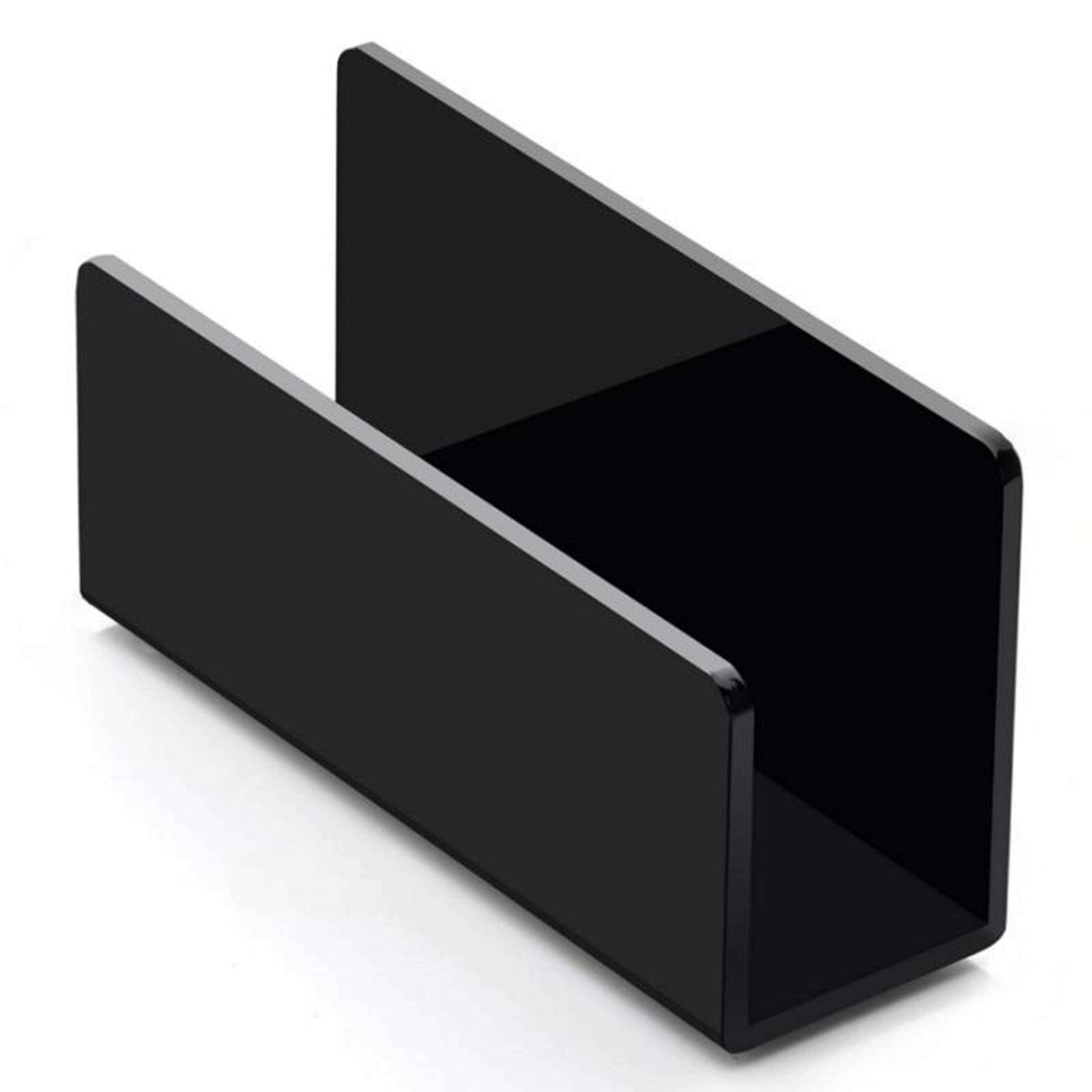 clear mail organizer desktop storage rack acrylic letter holder for office home desk