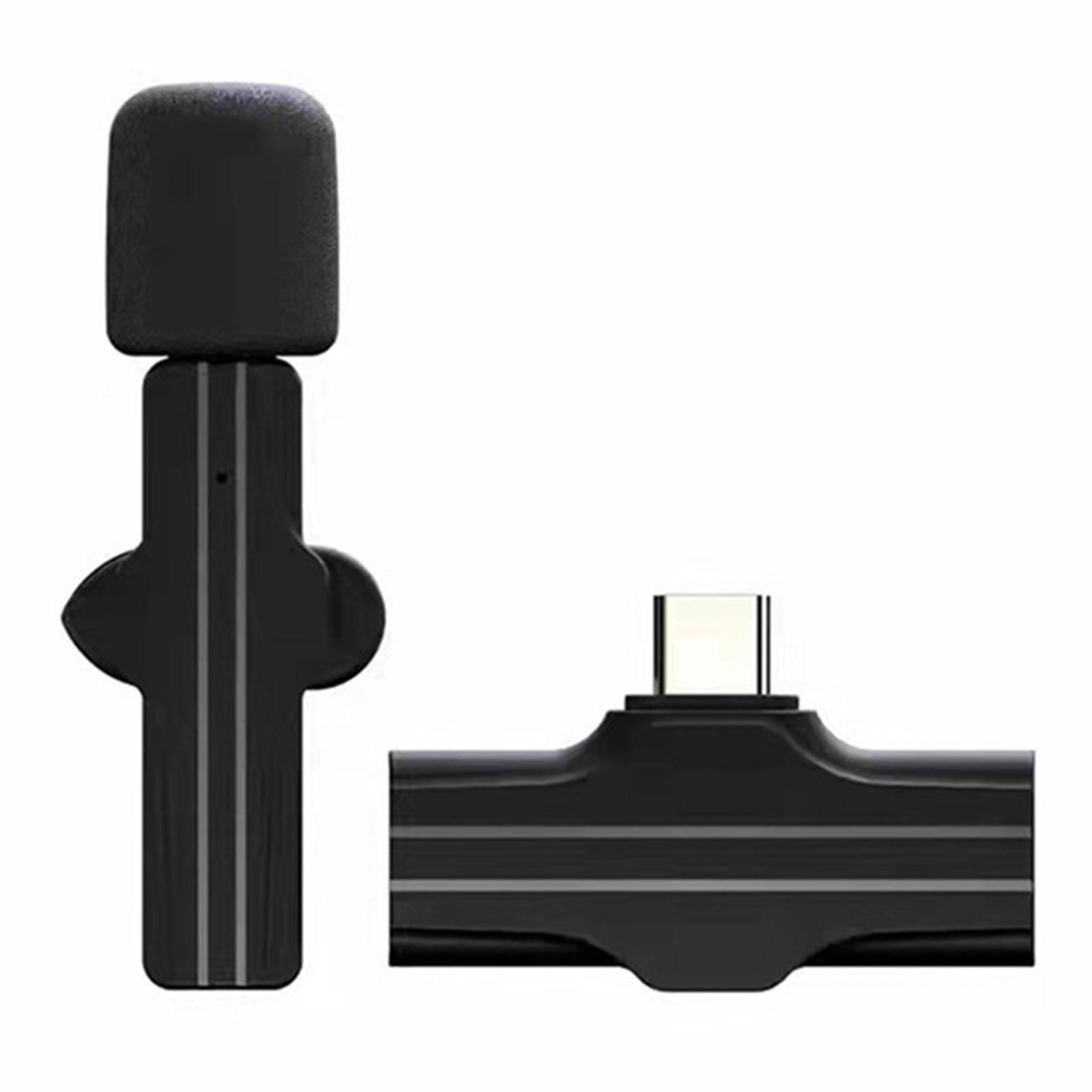 k18 mini wireless lapel microphone for vlog live streaming and phone recording