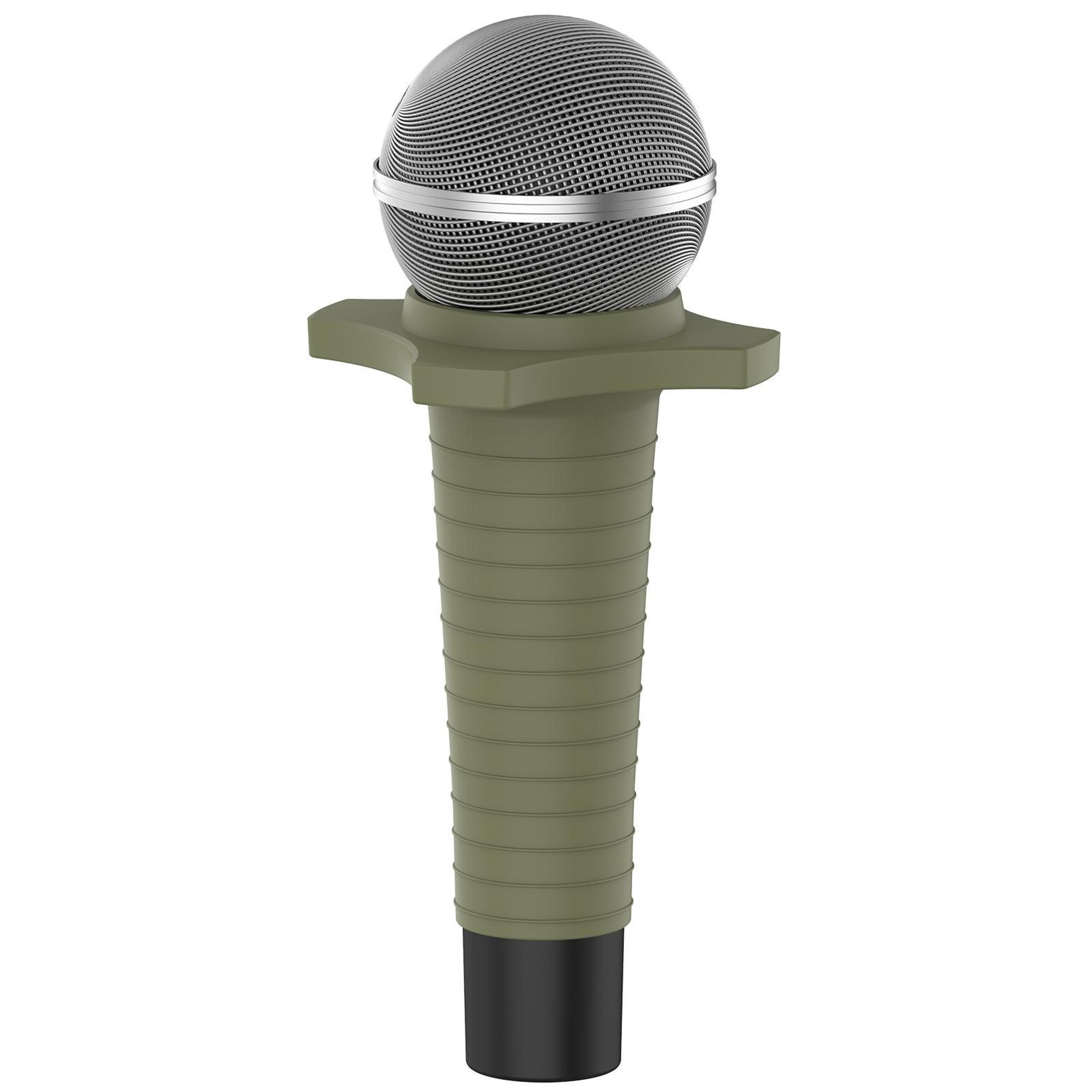 shure sm58 silicone microphone protective cover green case