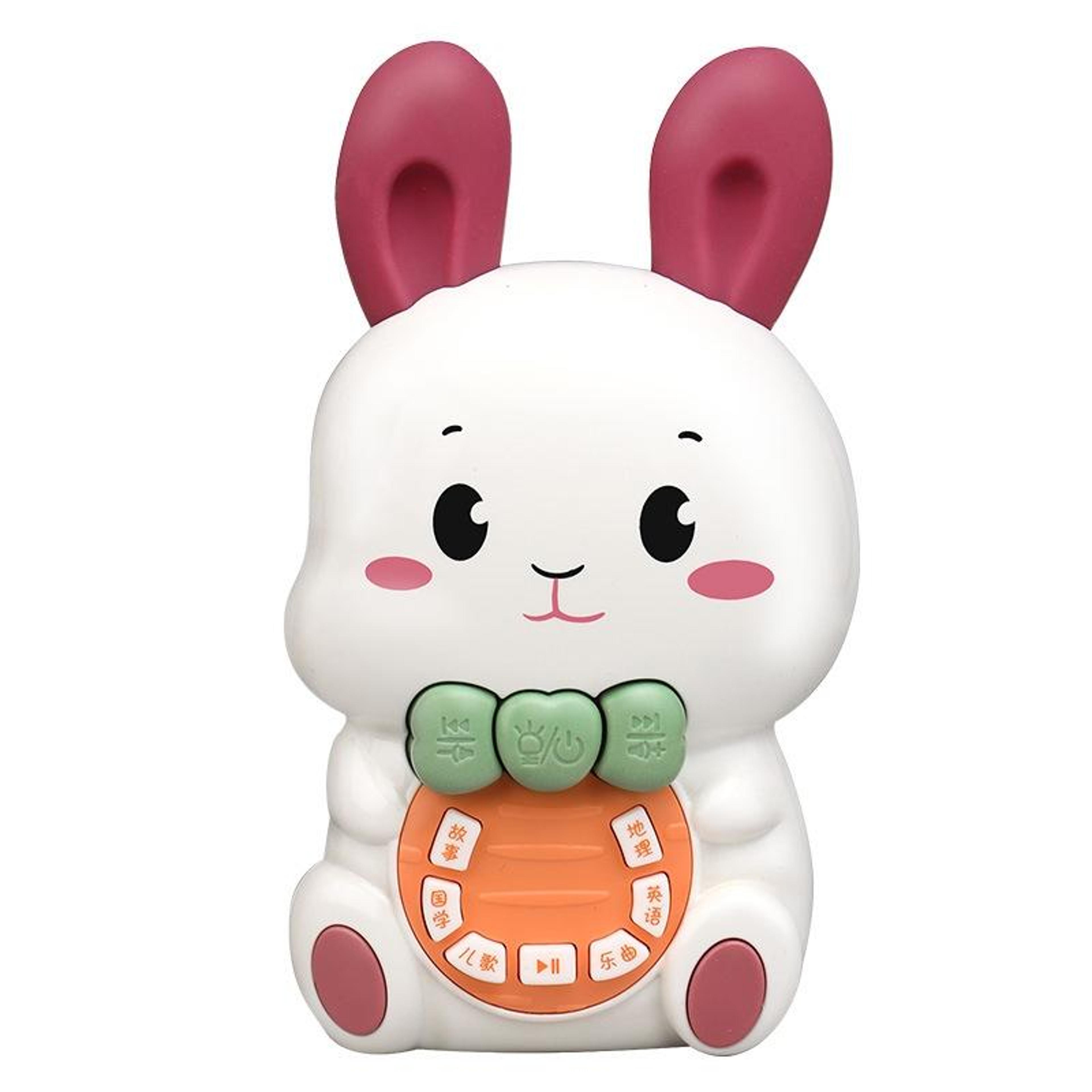 rabbit musical educational learning toy with lights interactive toddler learning machine for kids