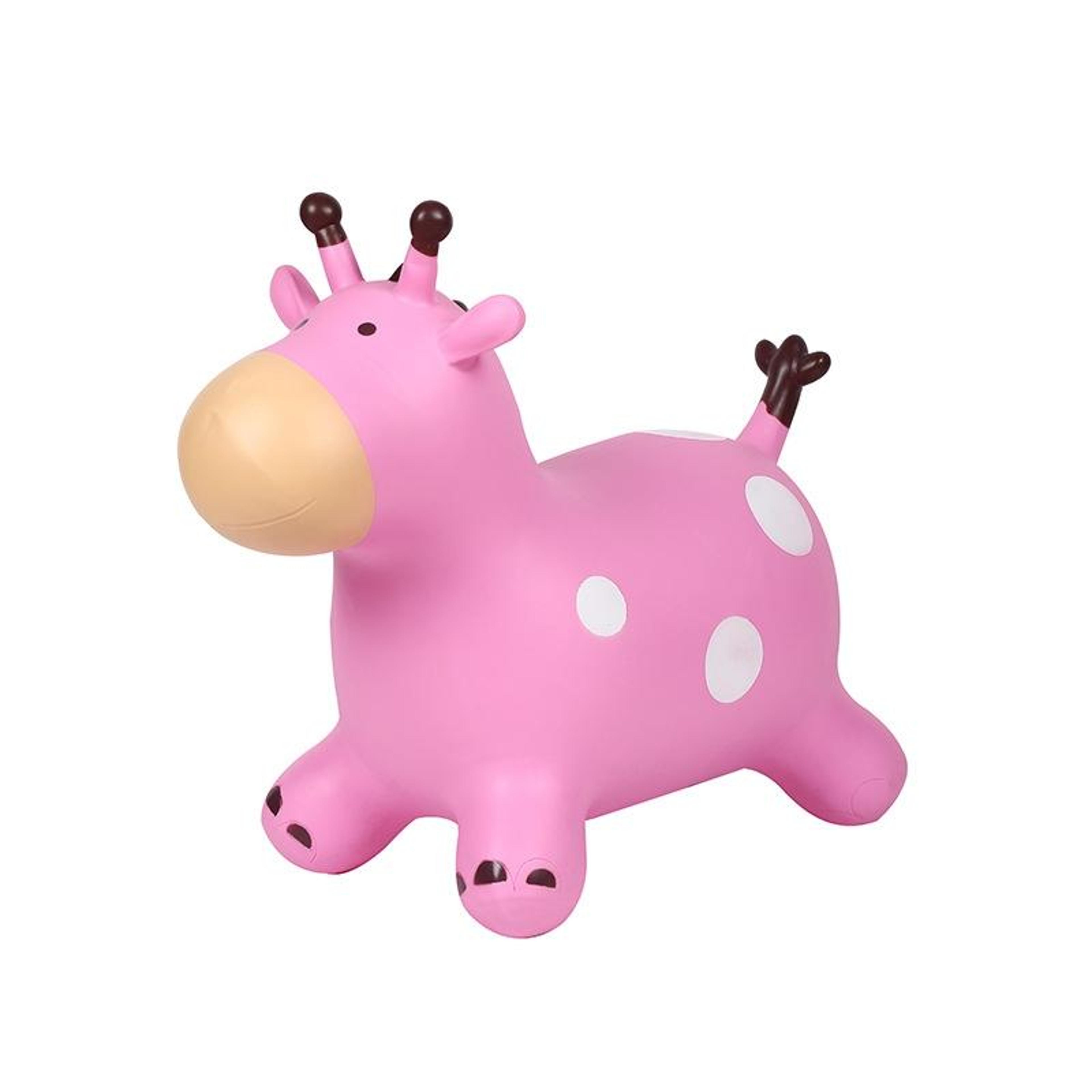 kids inflatable jumping deer hopper ride on toy for indoor outdoor active play