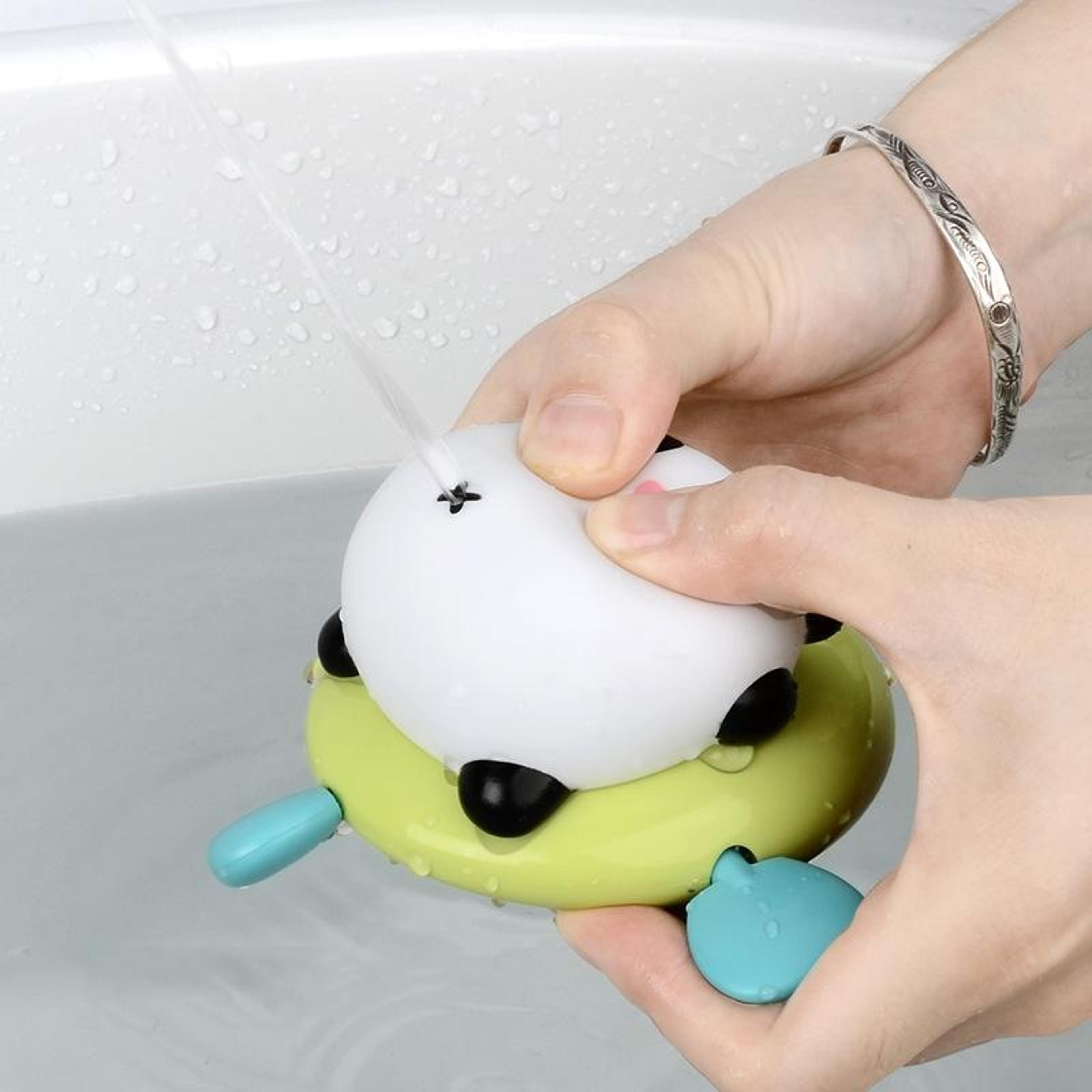 panda pull string bath toy for toddlers cute water toy swimming bath companion