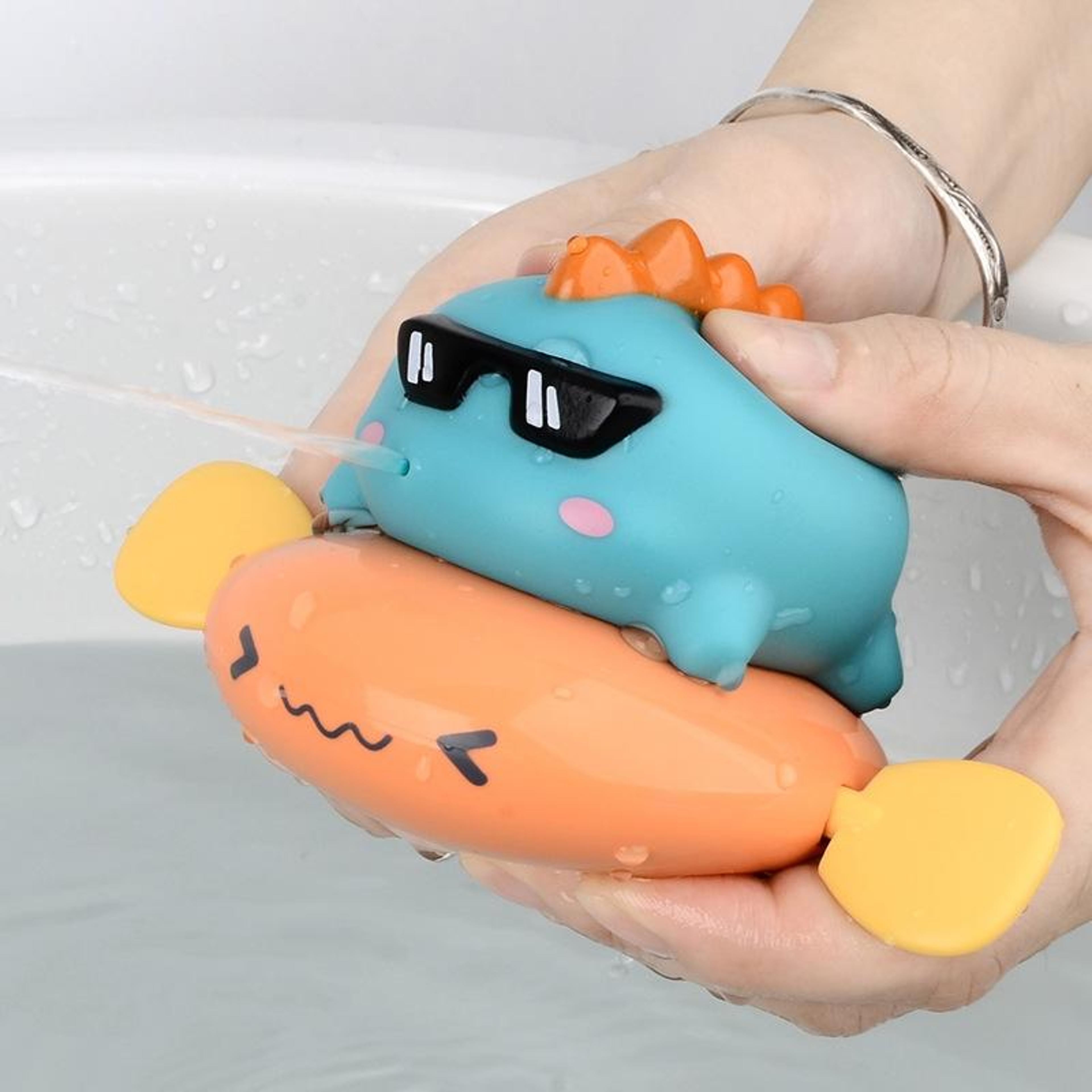 dinosaur bath toy pull string swimming bath toy for toddlers and kids