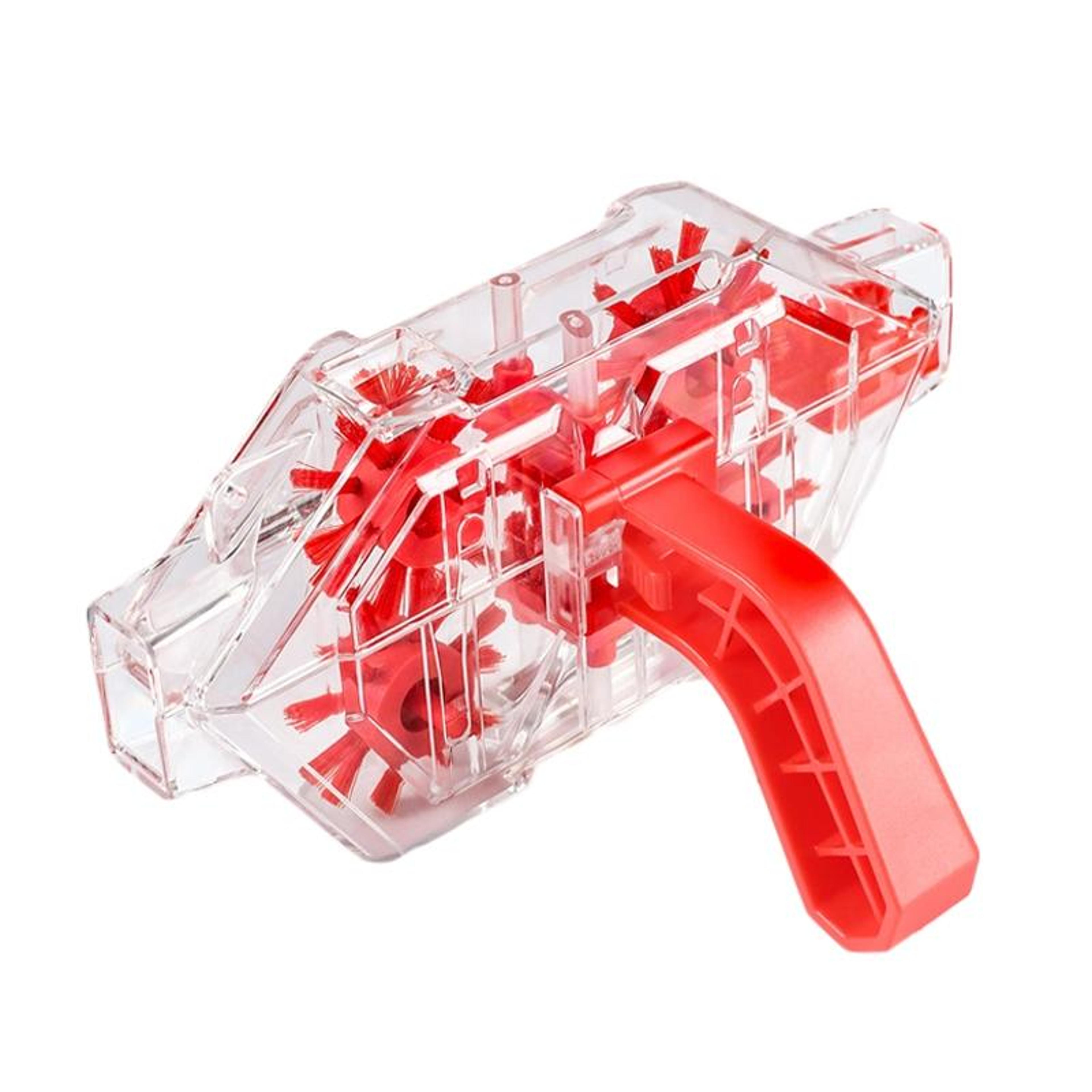 transparent bike chain cleaner tool with immersion brush for road mountain and hybrid bicycle maintenance