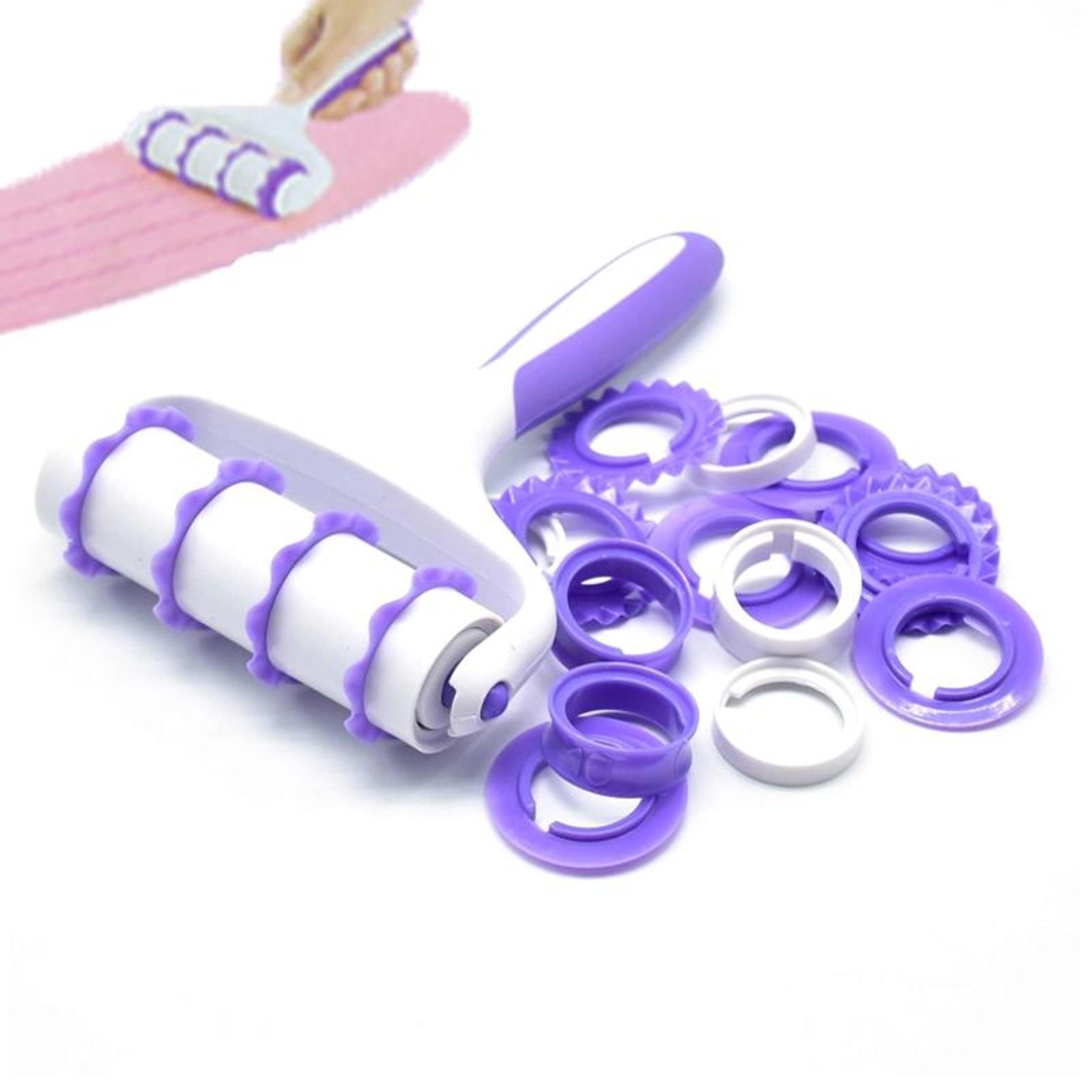 embossing roller set for fondant cookie cutter and cake lace decorating tool