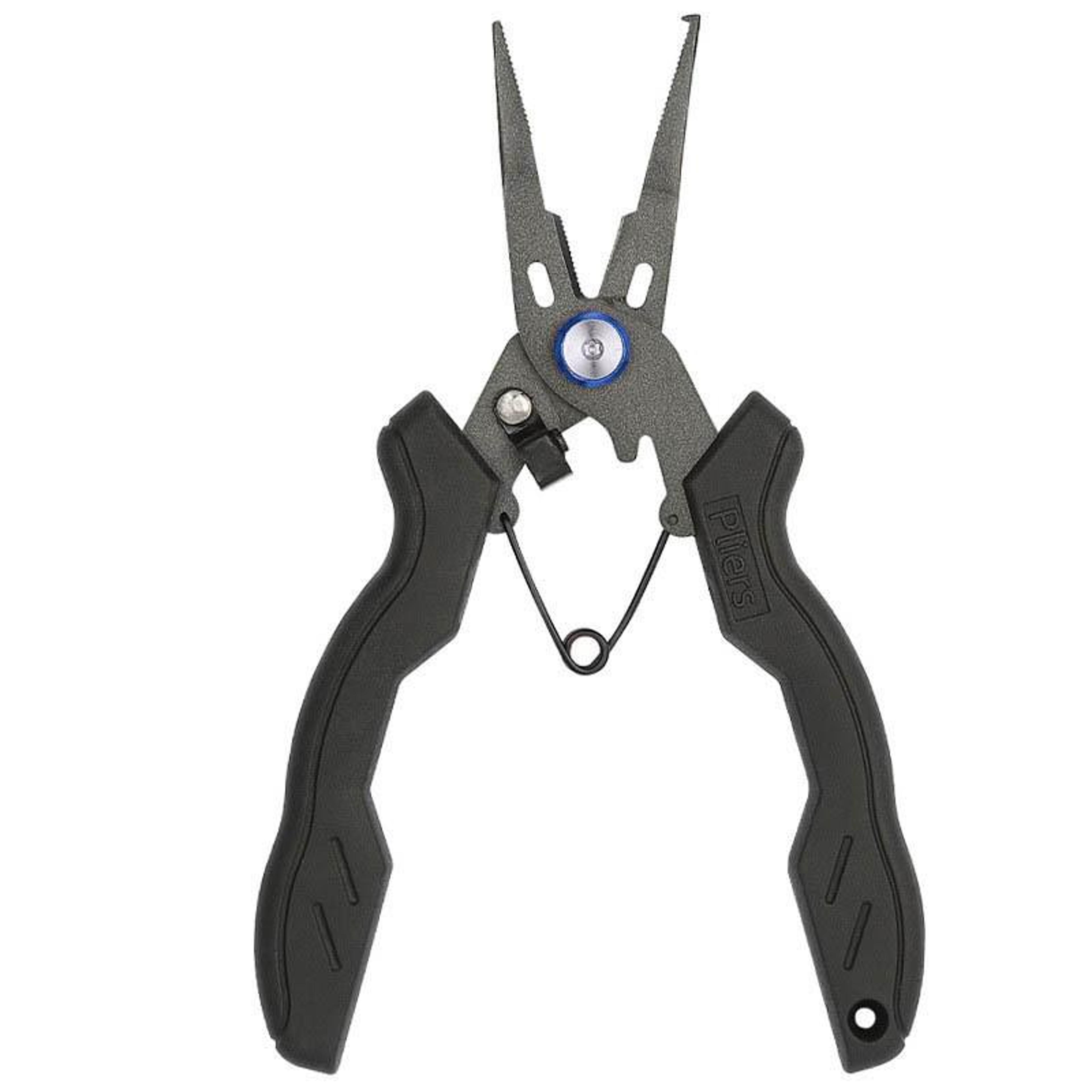 teflon coated fishing pliers stainless steel multifunction fishing tool with line cutter and split ring opener