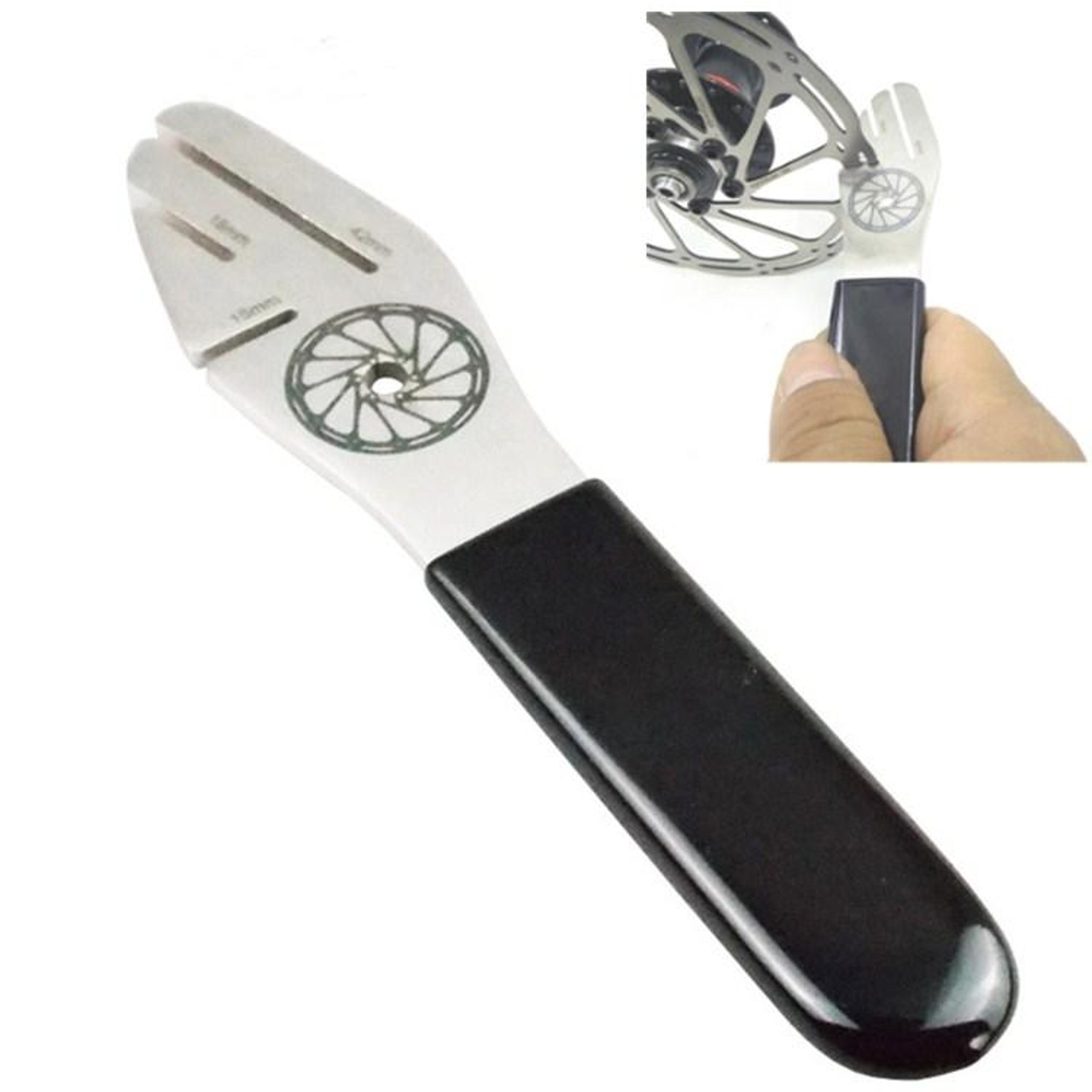 bicycle disc brake rotor truing tool stainless steel disc brake adjustment wrench