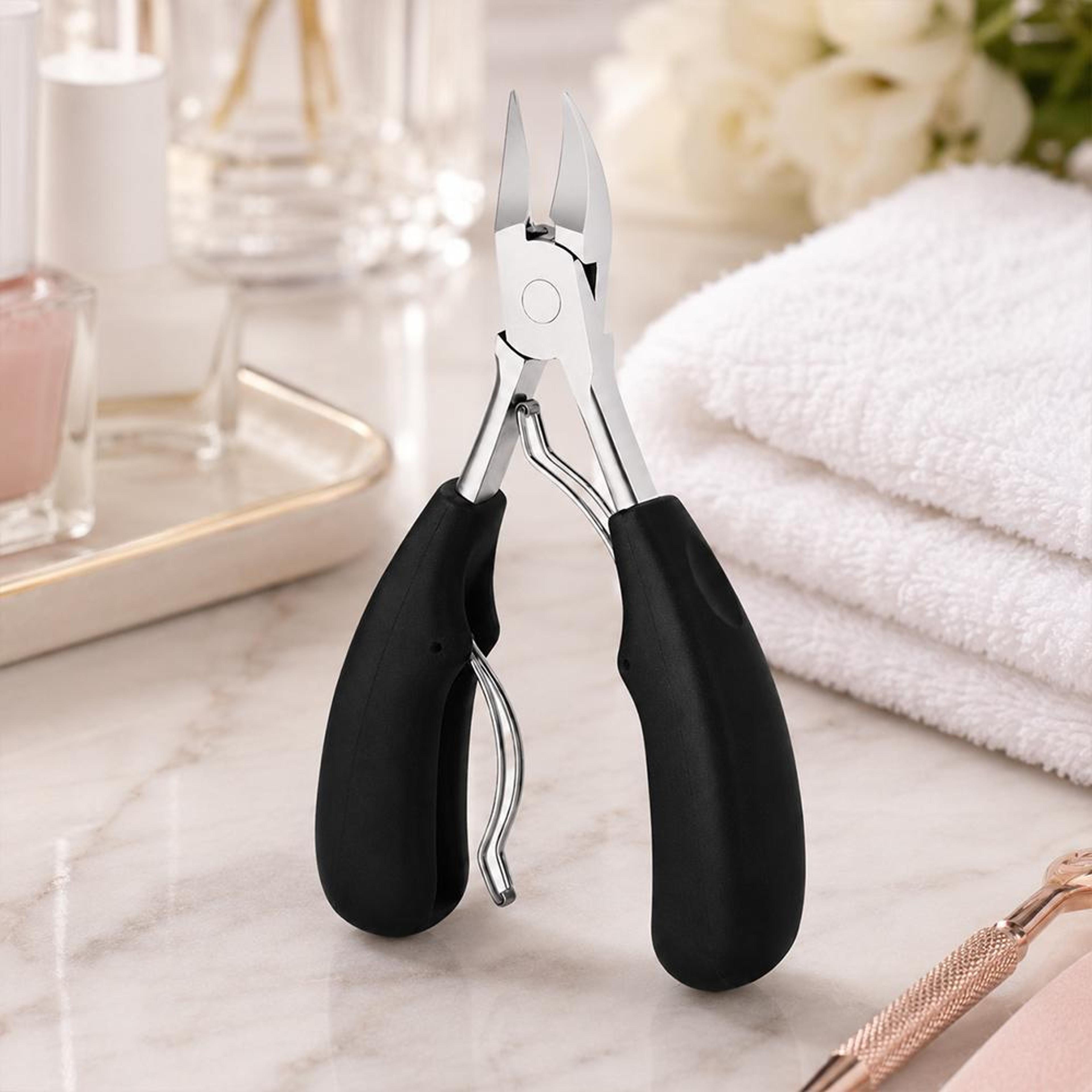 professional ingrown toenail clipper stainless steel paronychia nail nipper for thick and curved nails