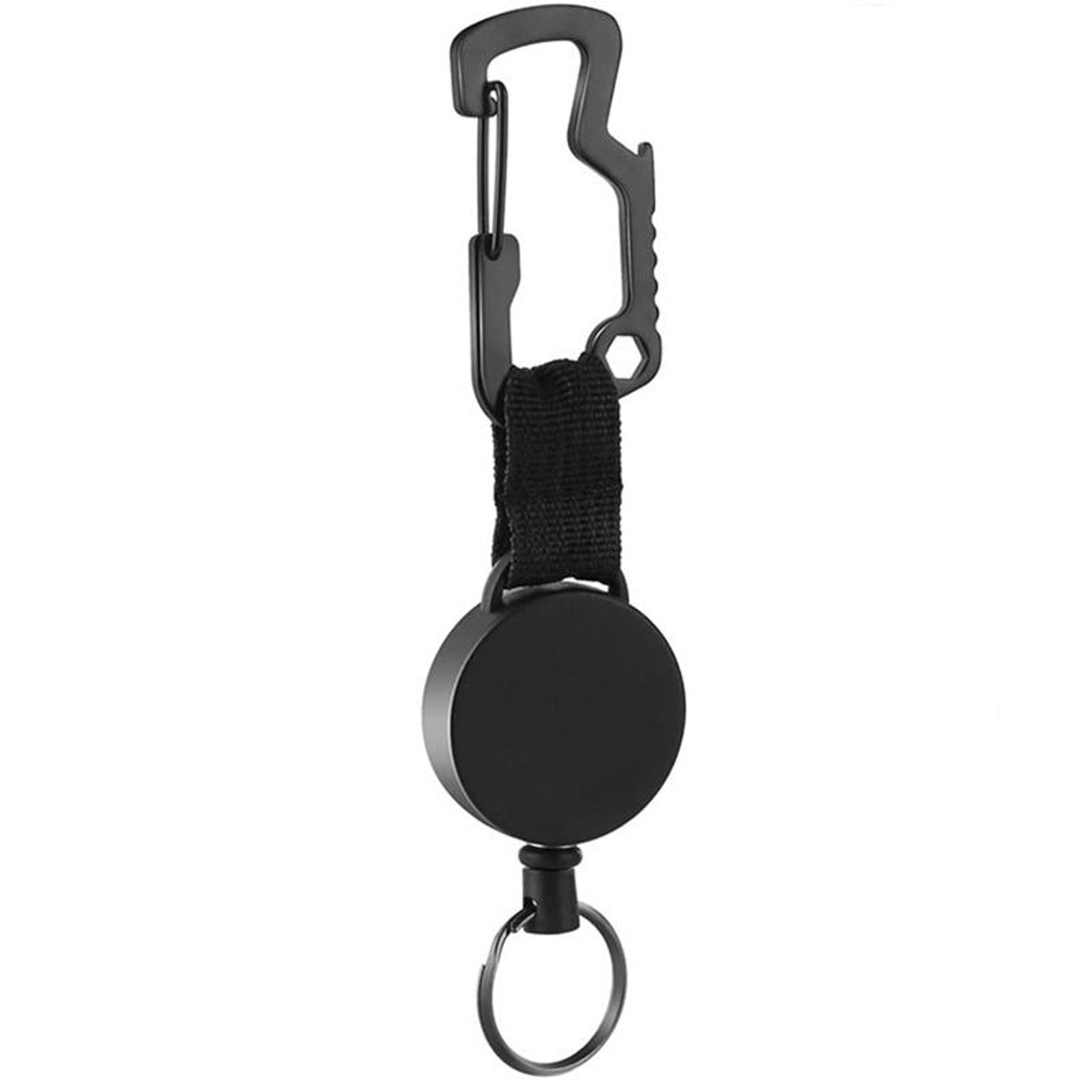 stainless steel carabiner bottle opener multifunctional edc keychain clip for camping hiking travel