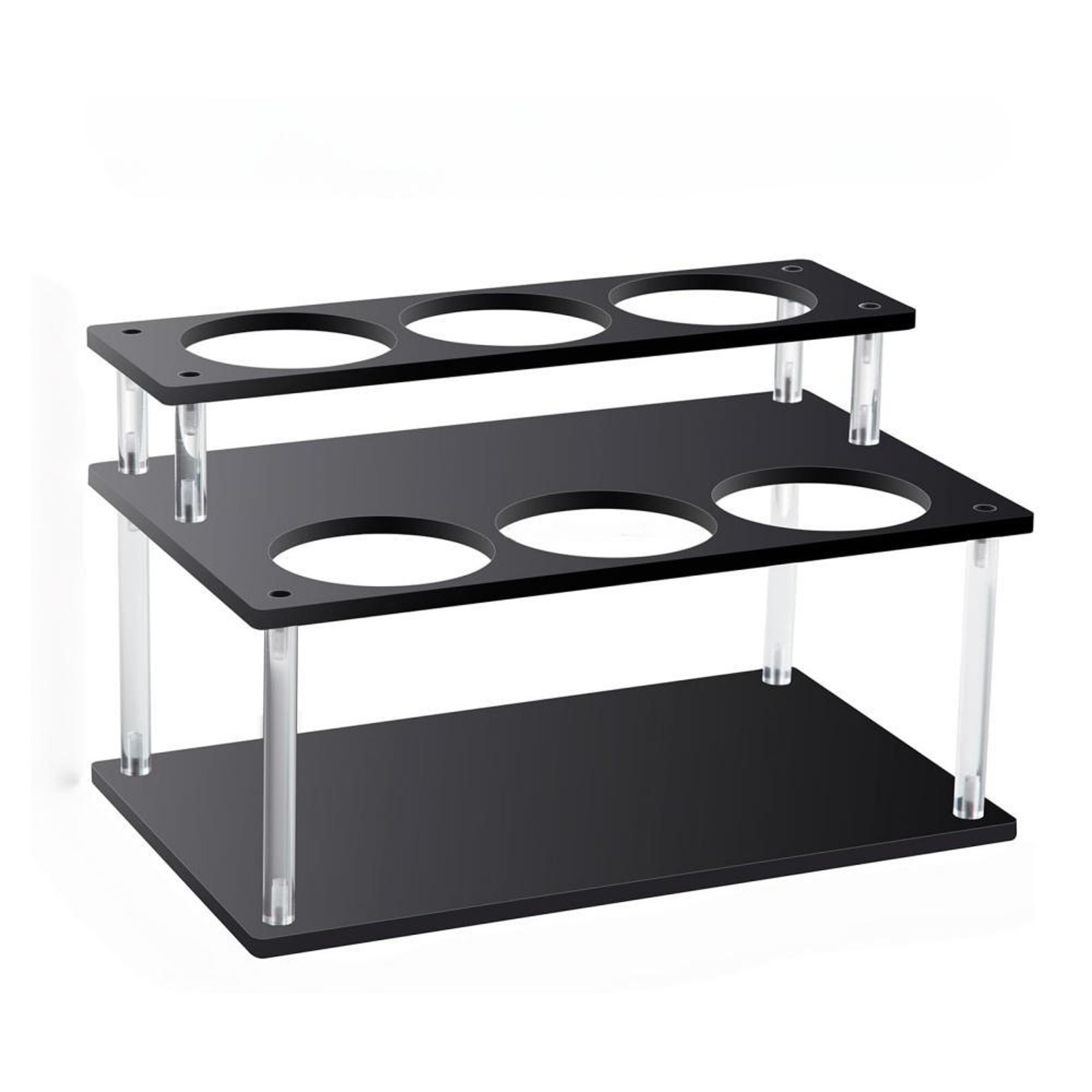 acrylic coffee syrup organizer rack for coffee bar kitchen counter and condiment storage