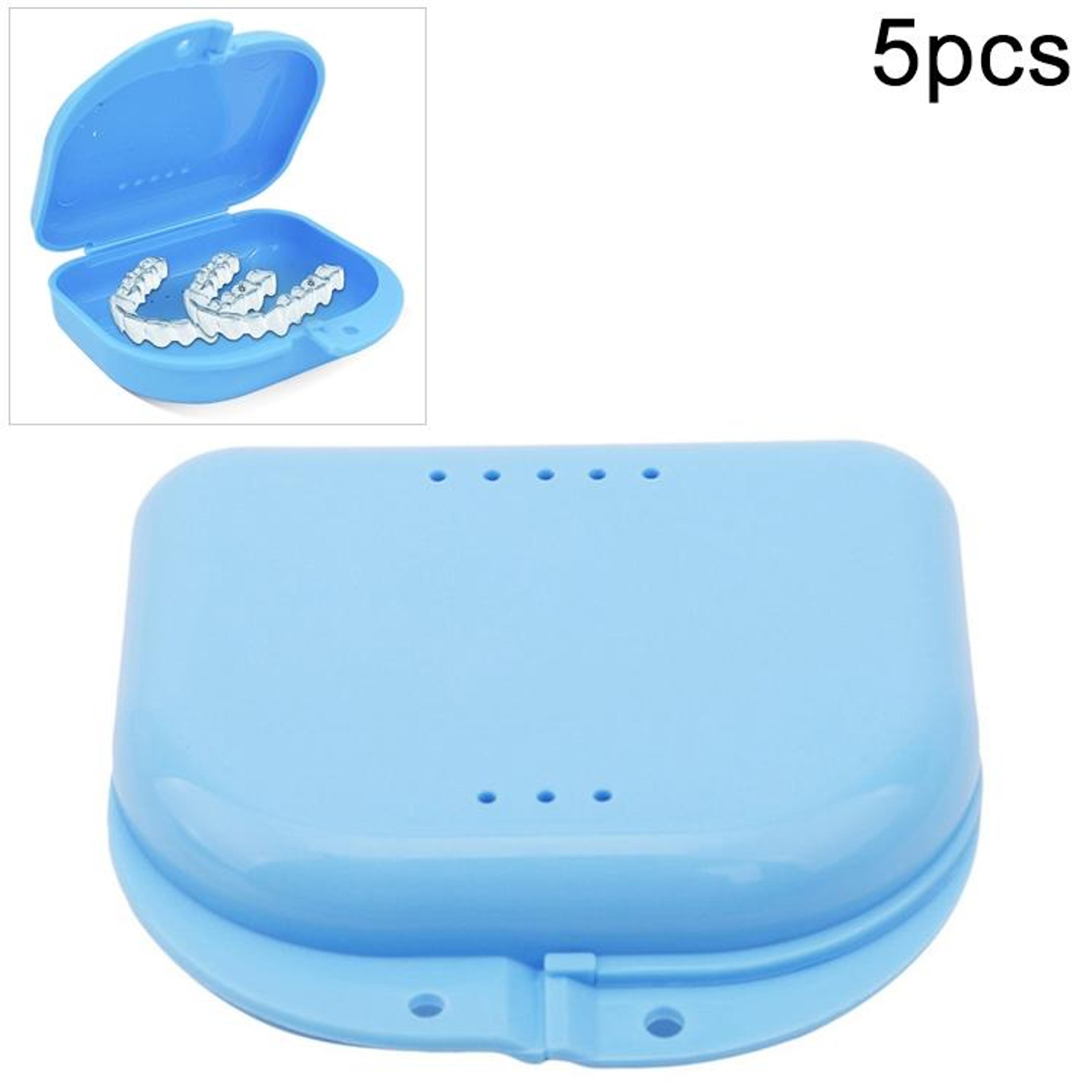 retainer case vented denture storage box portable orthodontic case set