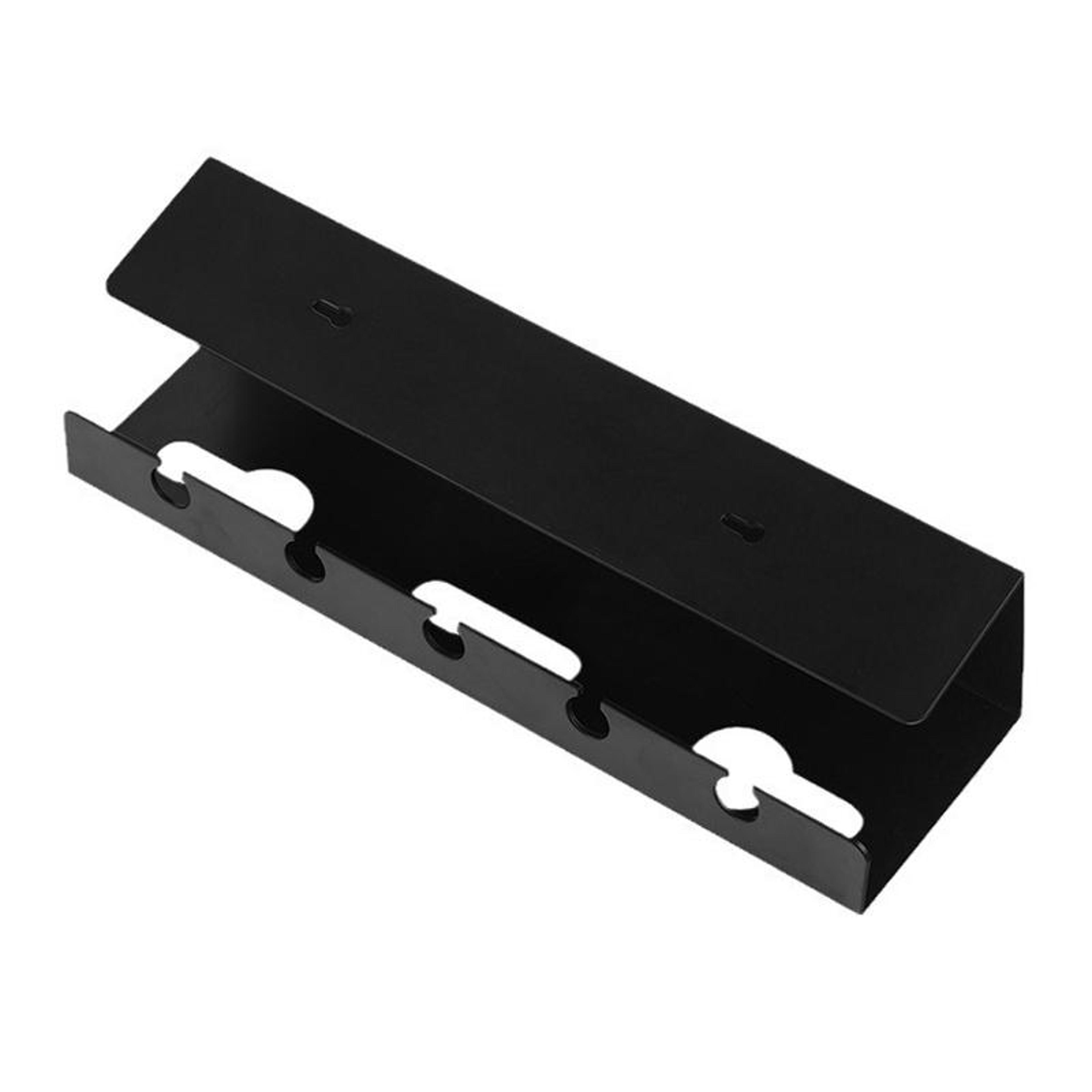 under desk cable organizer no drill cable management tray for power strips cords and desk wire storage