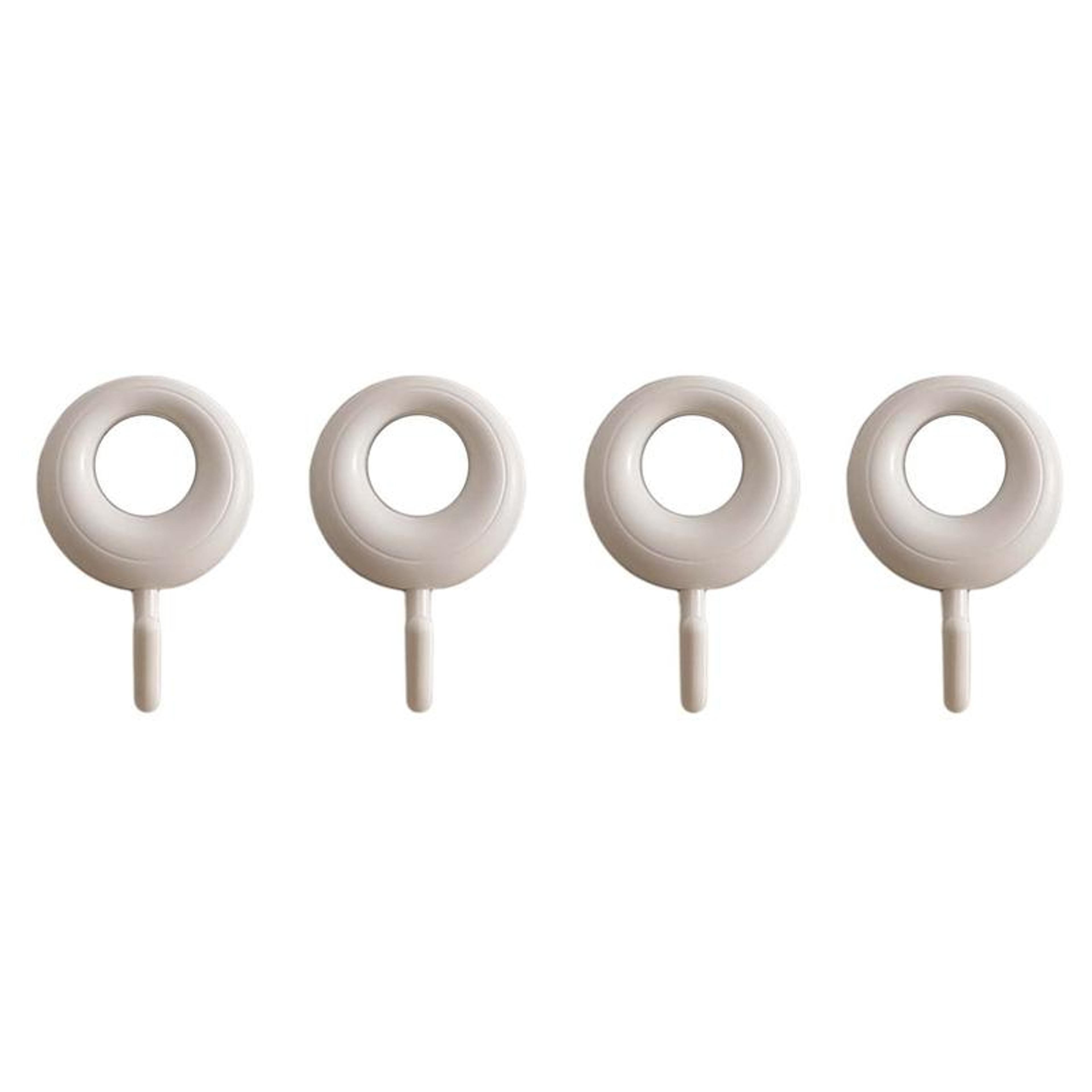 adhesive wall hooks punch free heavy duty no drill hanging hooks for kitchen bathroom dorm room