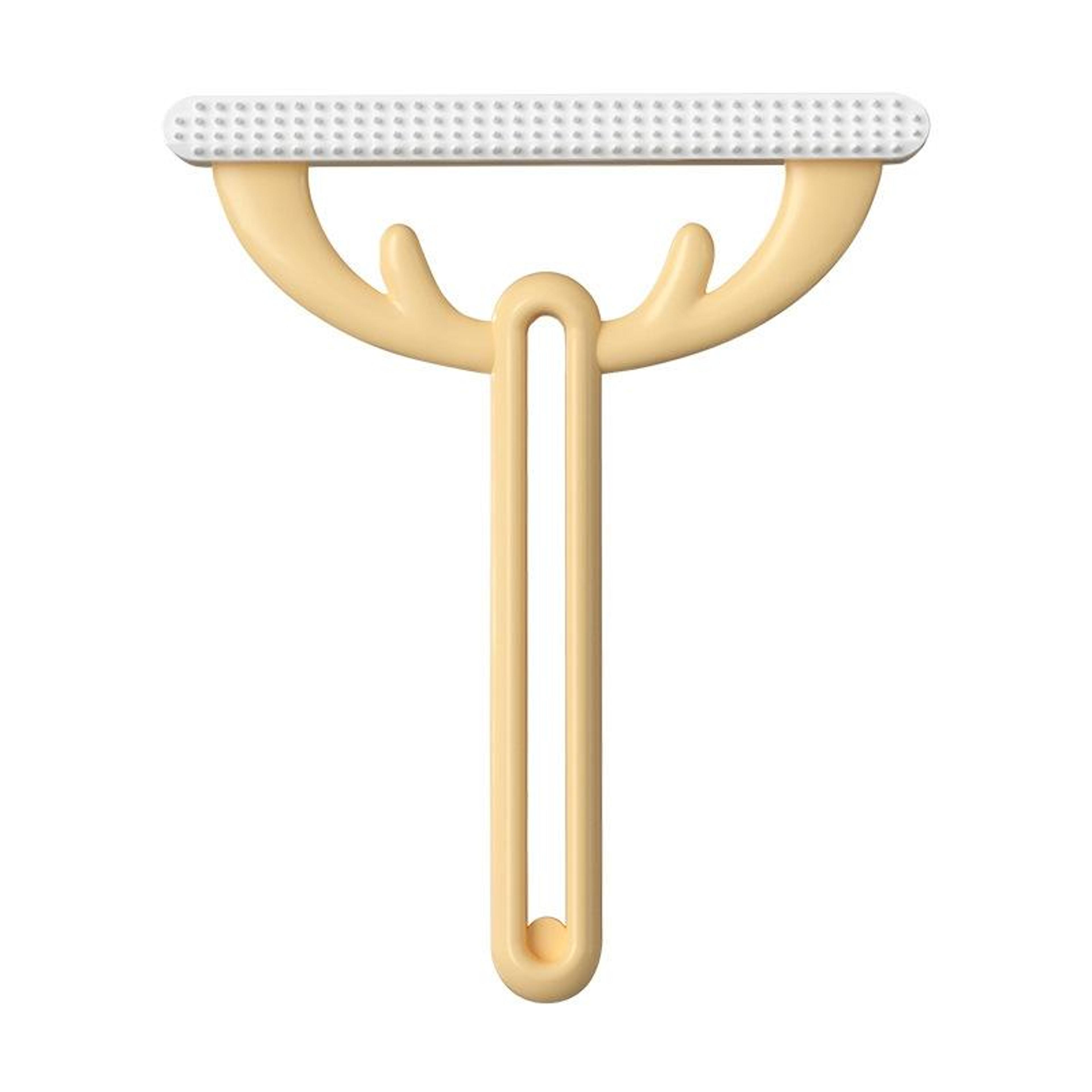 antler pet hair remover brush reusable cat hair removal brush for clothes furniture and upholstery