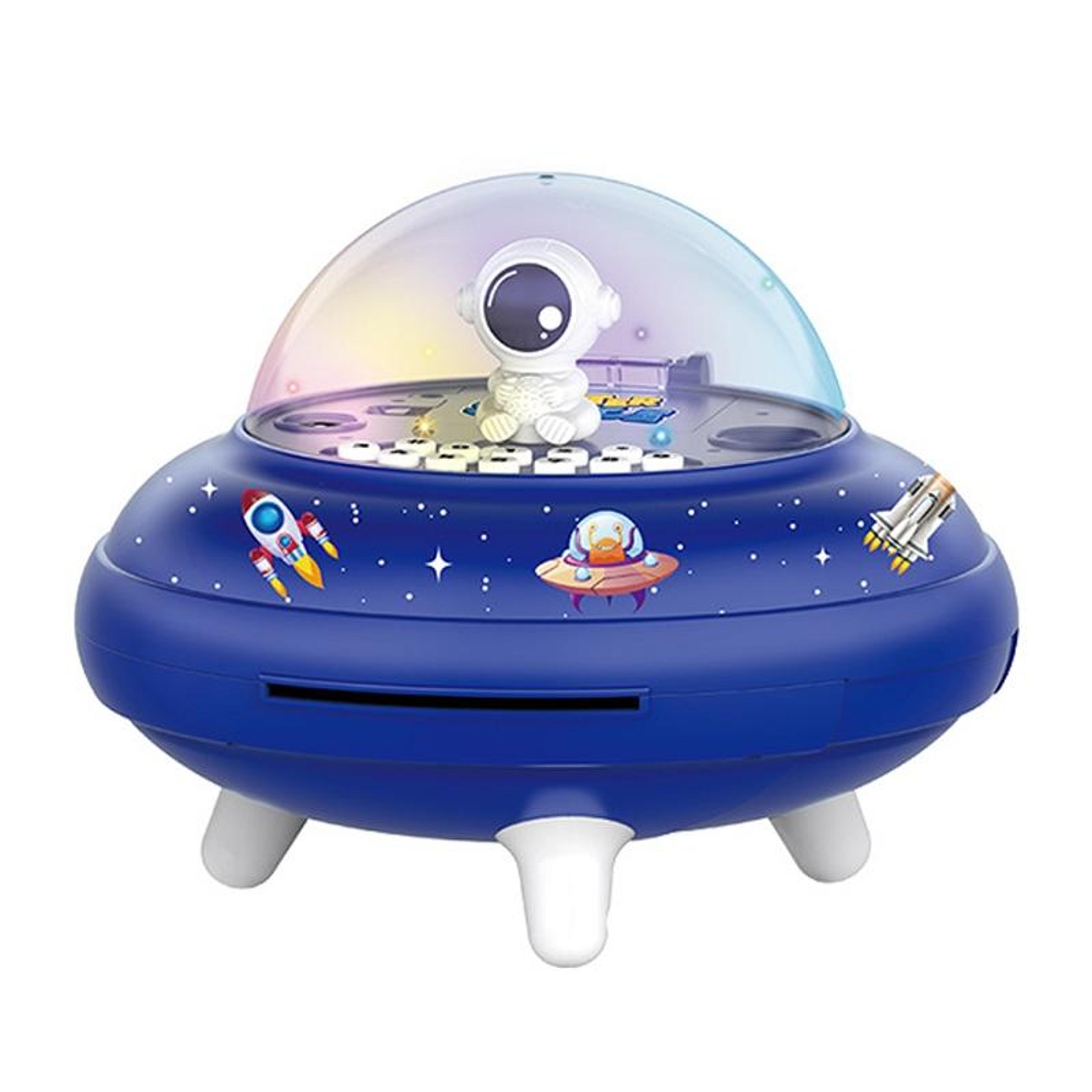 astronaut electronic piggy bank ufo kids money saving bank with password protection