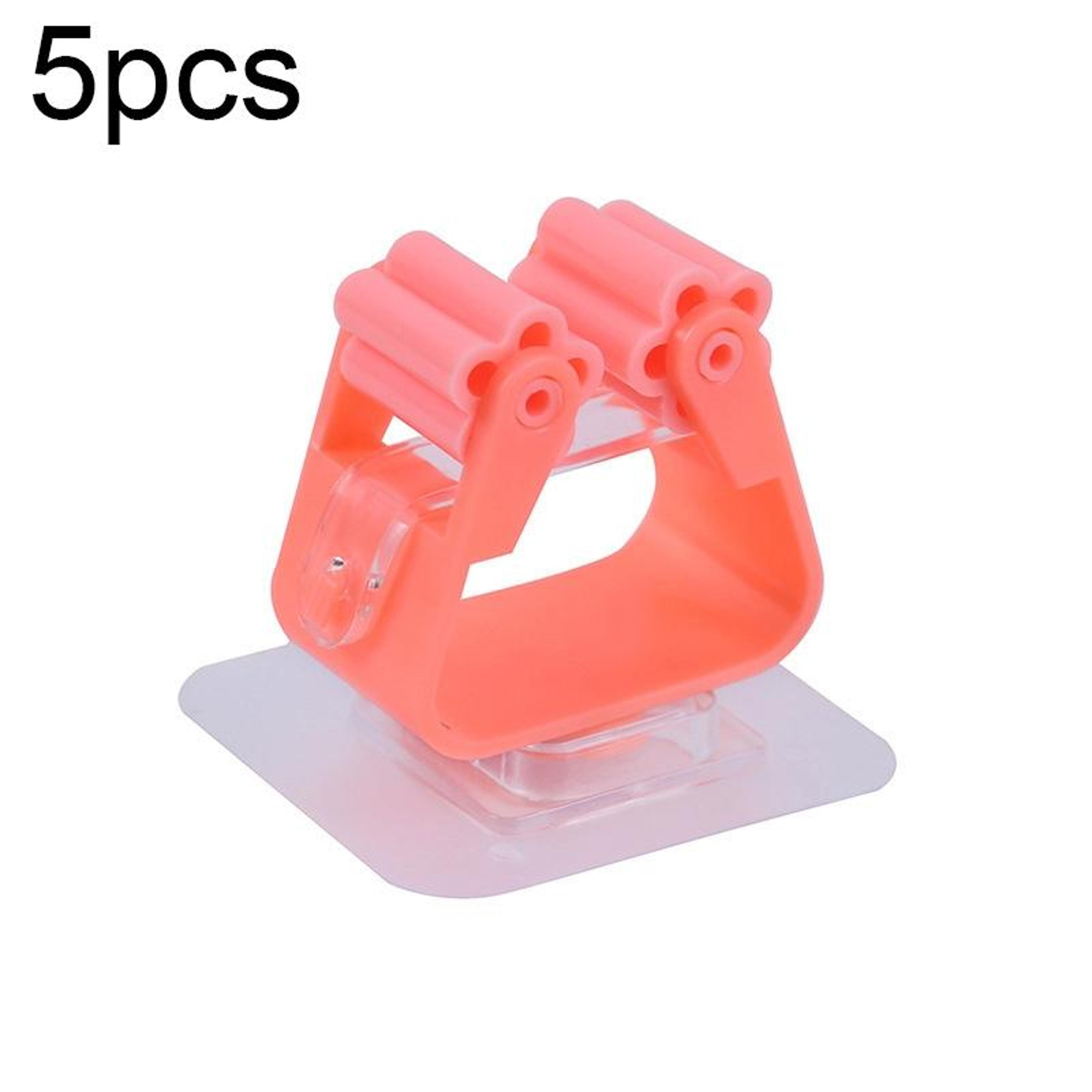 self adhesive mop holder wall hooks for broom and brush storage organizer