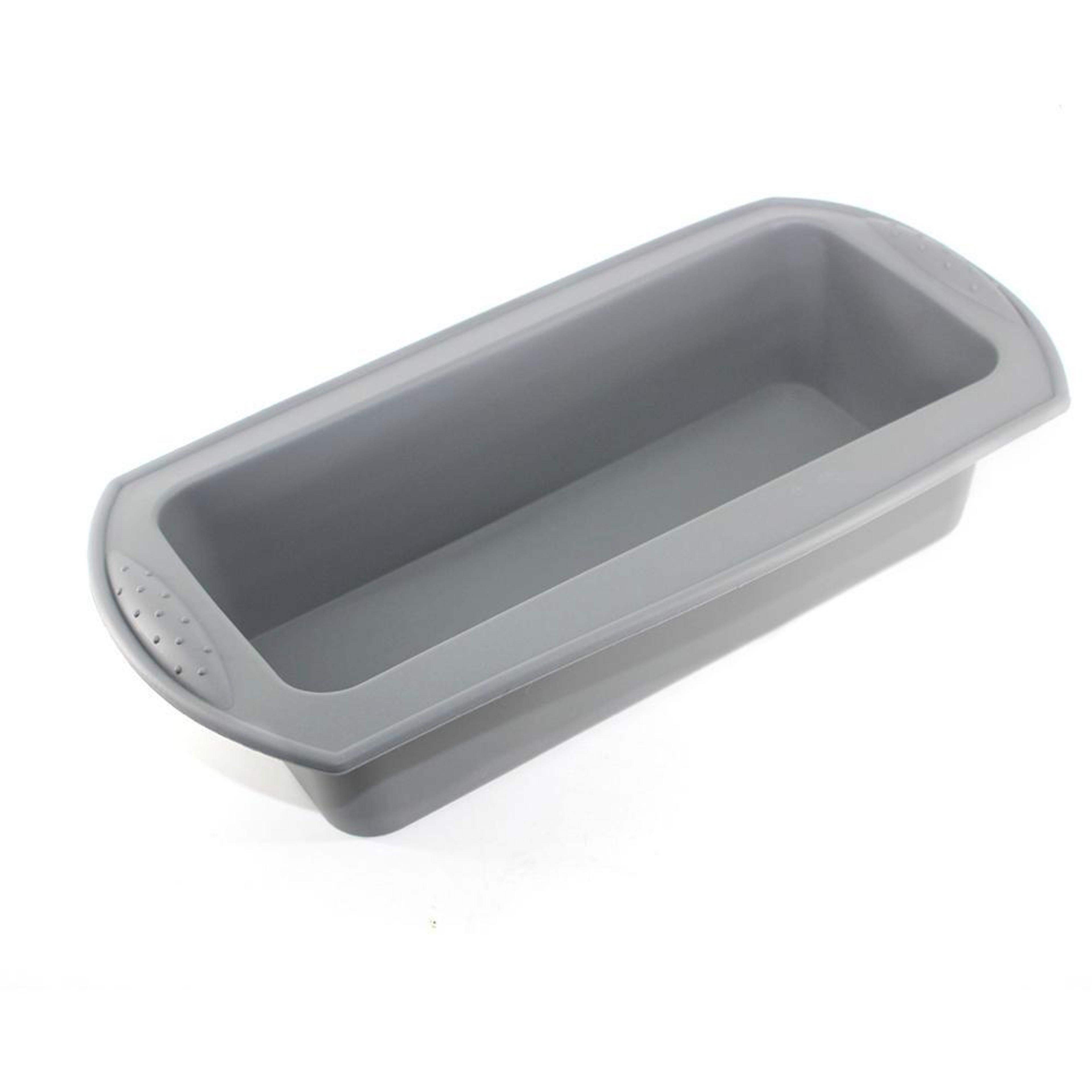 gray rectangular silicone mold for cake decorating accessories and treats