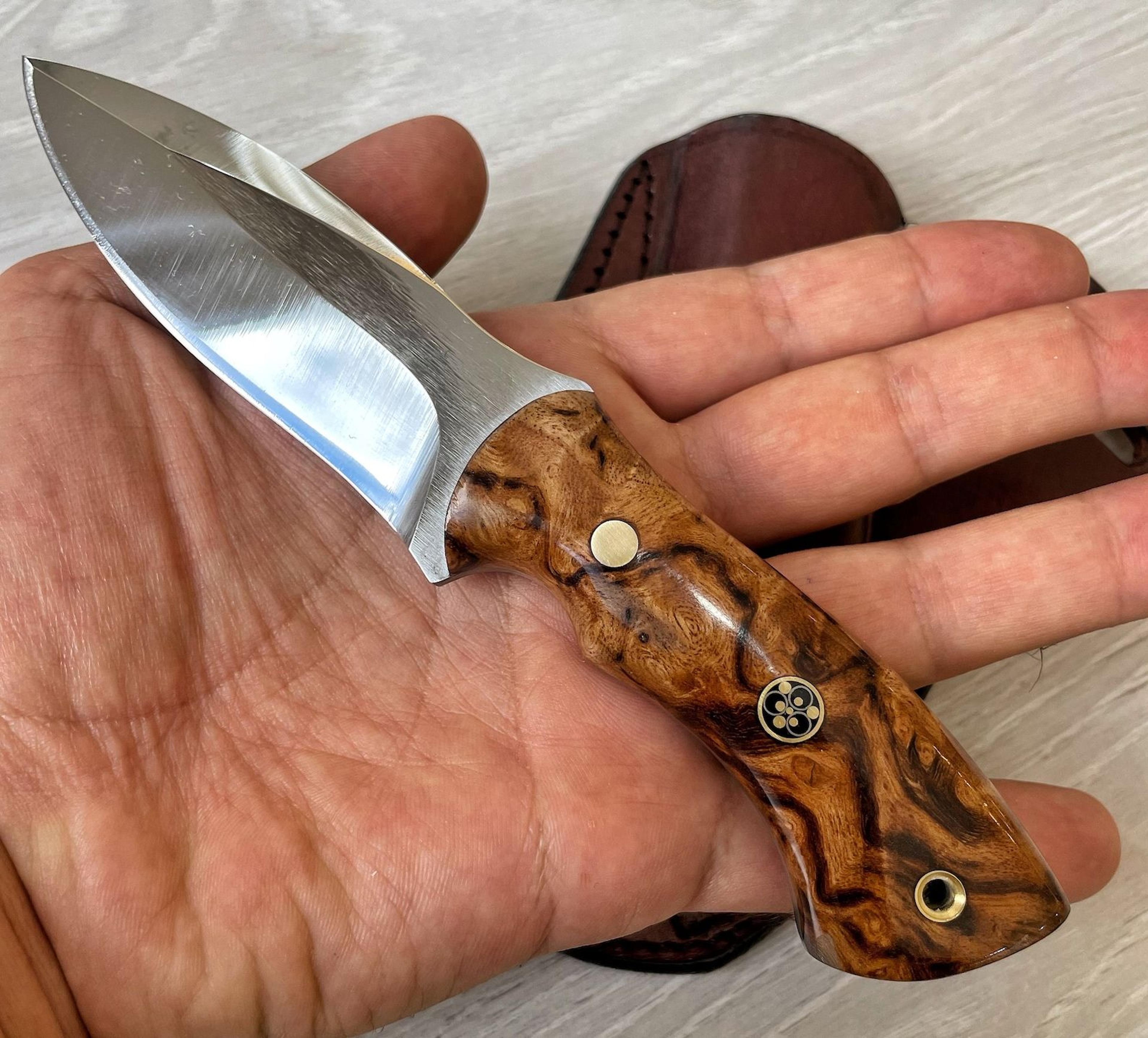 outdoor utility knife – blacksmith made 1075 steel camping blade