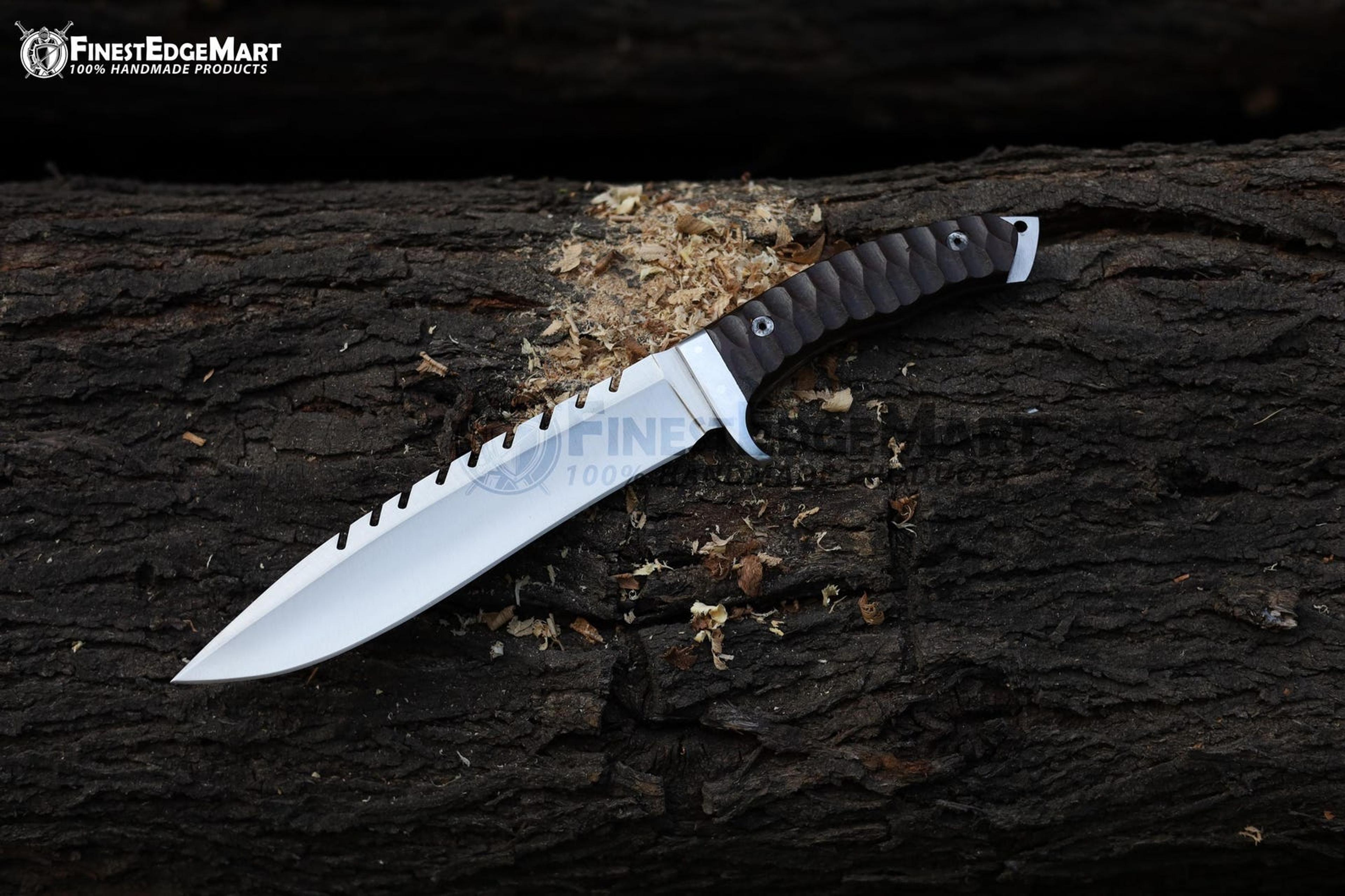 handmade carbon steel tanto knife with micarta handle, leather sheath,- perfect gift for men