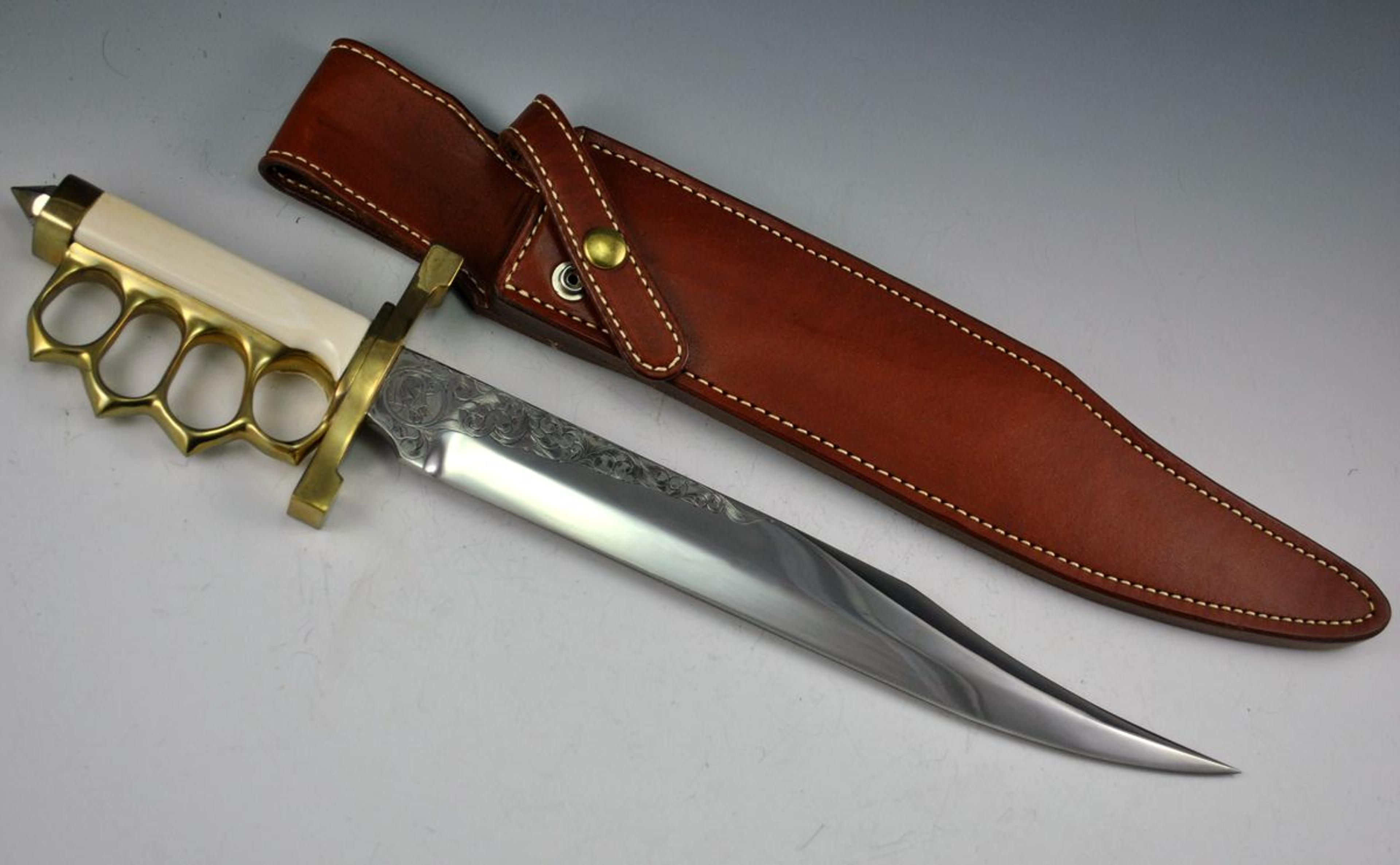 handmade premium hunting bowie/ gift for him'