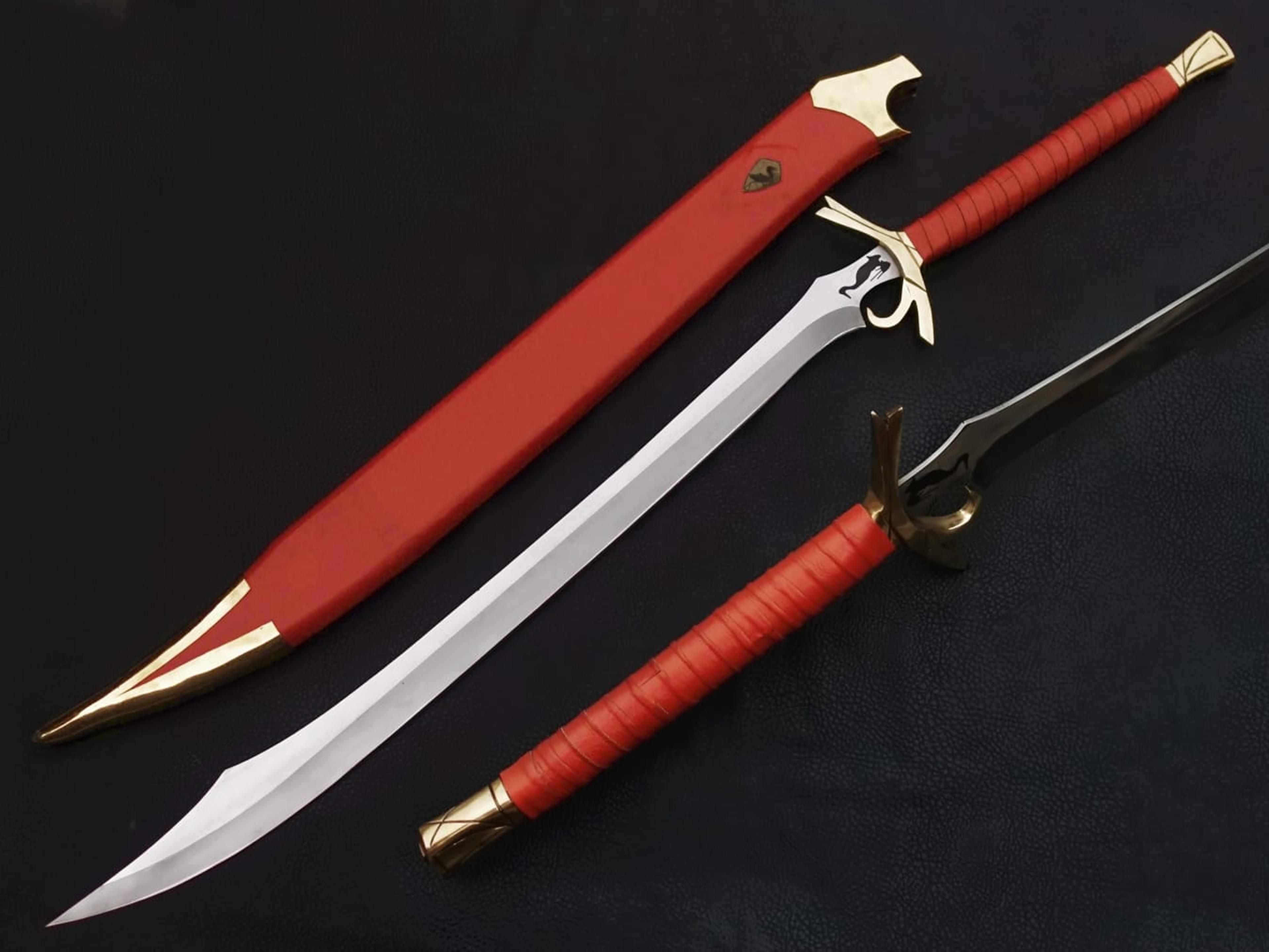 handmade wheel of time heron mark sword custom handmade buster sword with scabbard