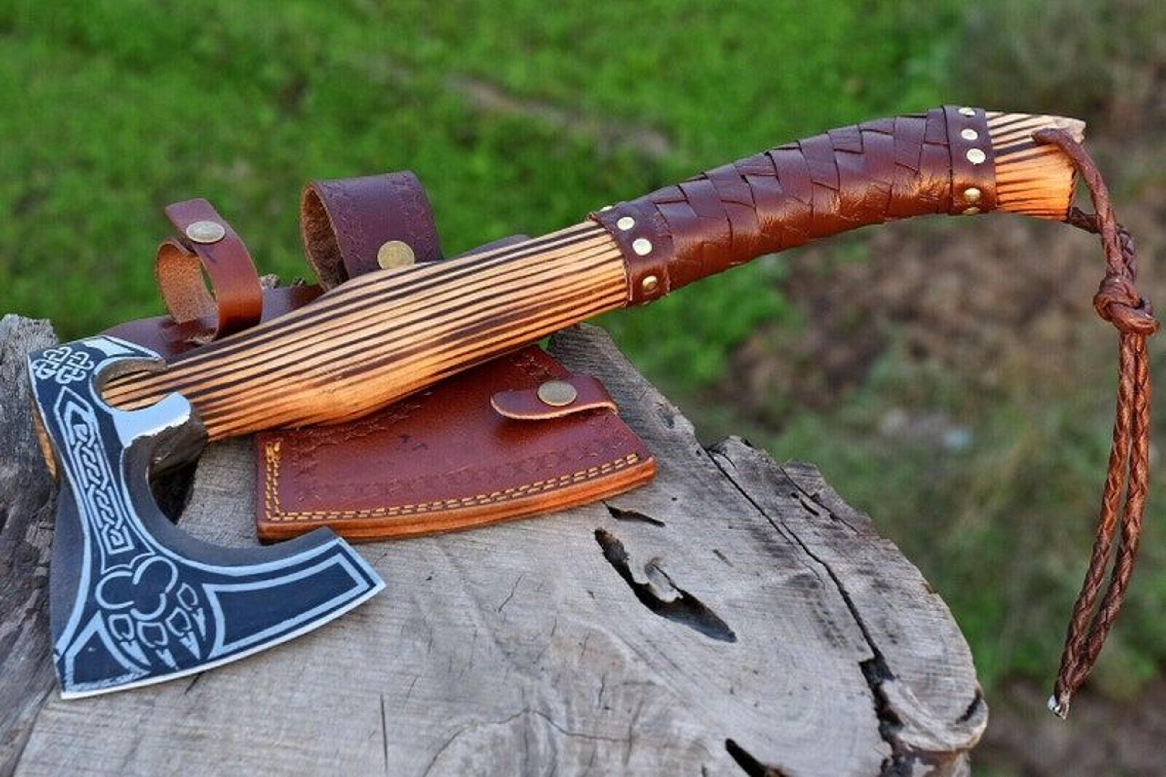 handmade viking forged axe, groomsmen gift , birthday gift, collectibles axe , gift for him , anniversary gift for husba
