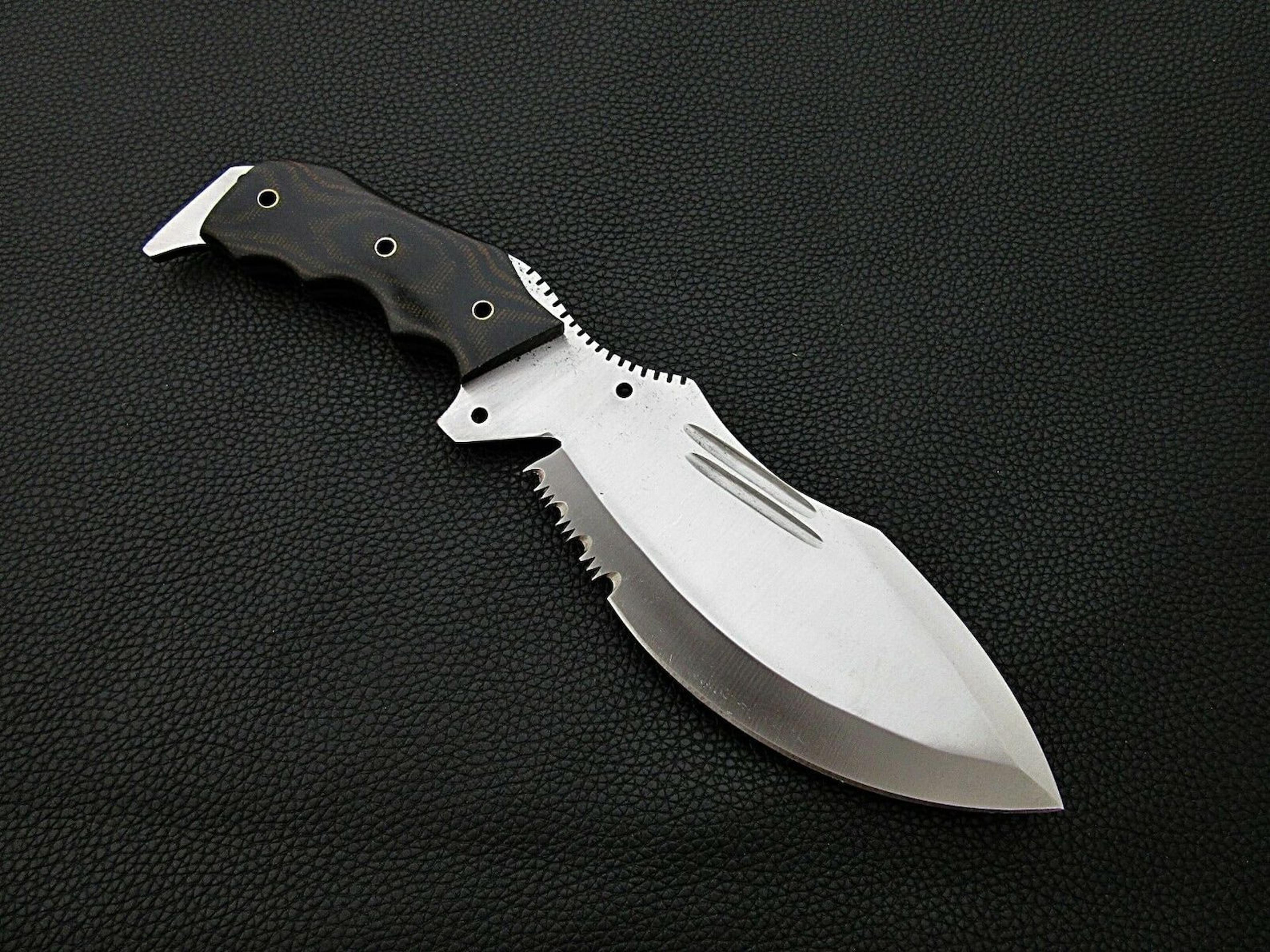tactical hunting knife with stainless steel fixed blade | survival bushcraft edc knife | premium gift