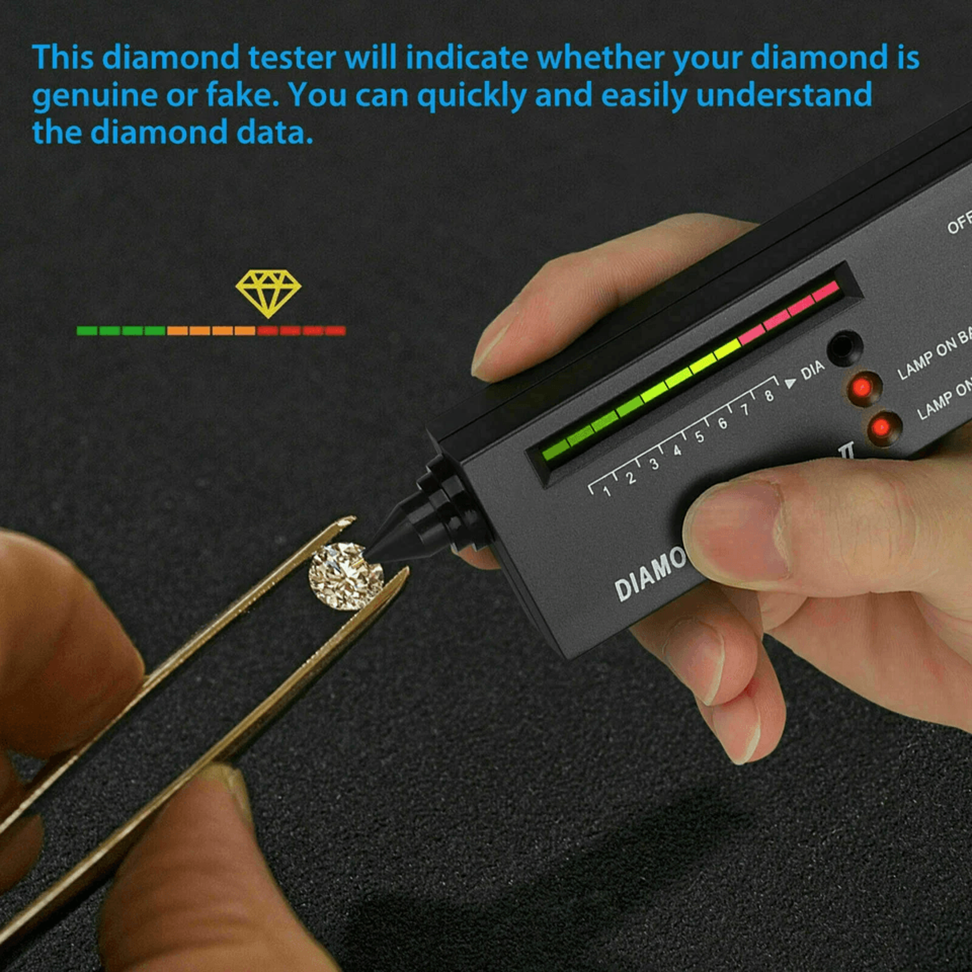 diamond jeweler tool kit portable gemstone tester selector pen for gold