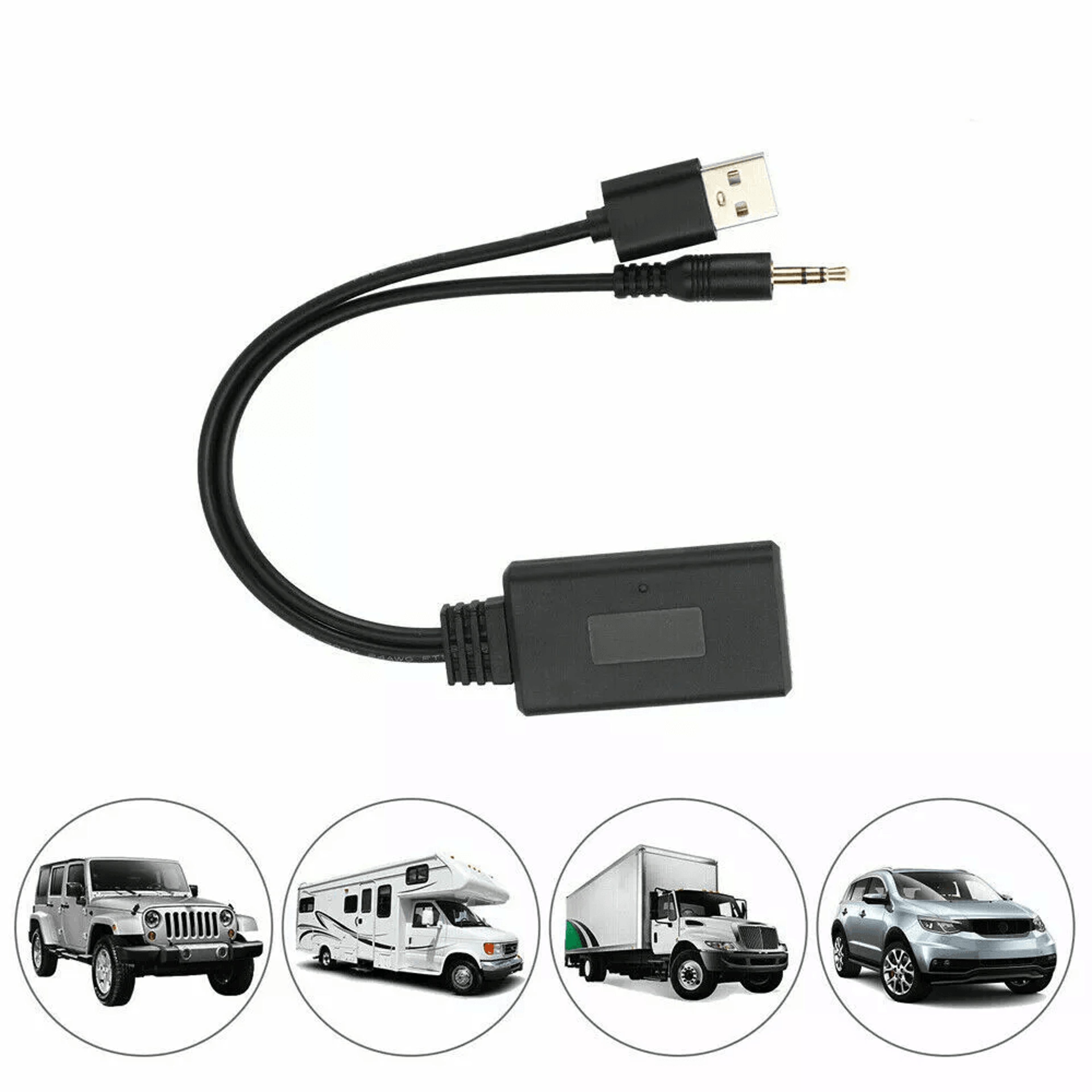 2-in-1 usb bluetooth 5.0 transmitter & receiver adapter – wireless audio dongle for pc, car aux, stereo, tv, headphones