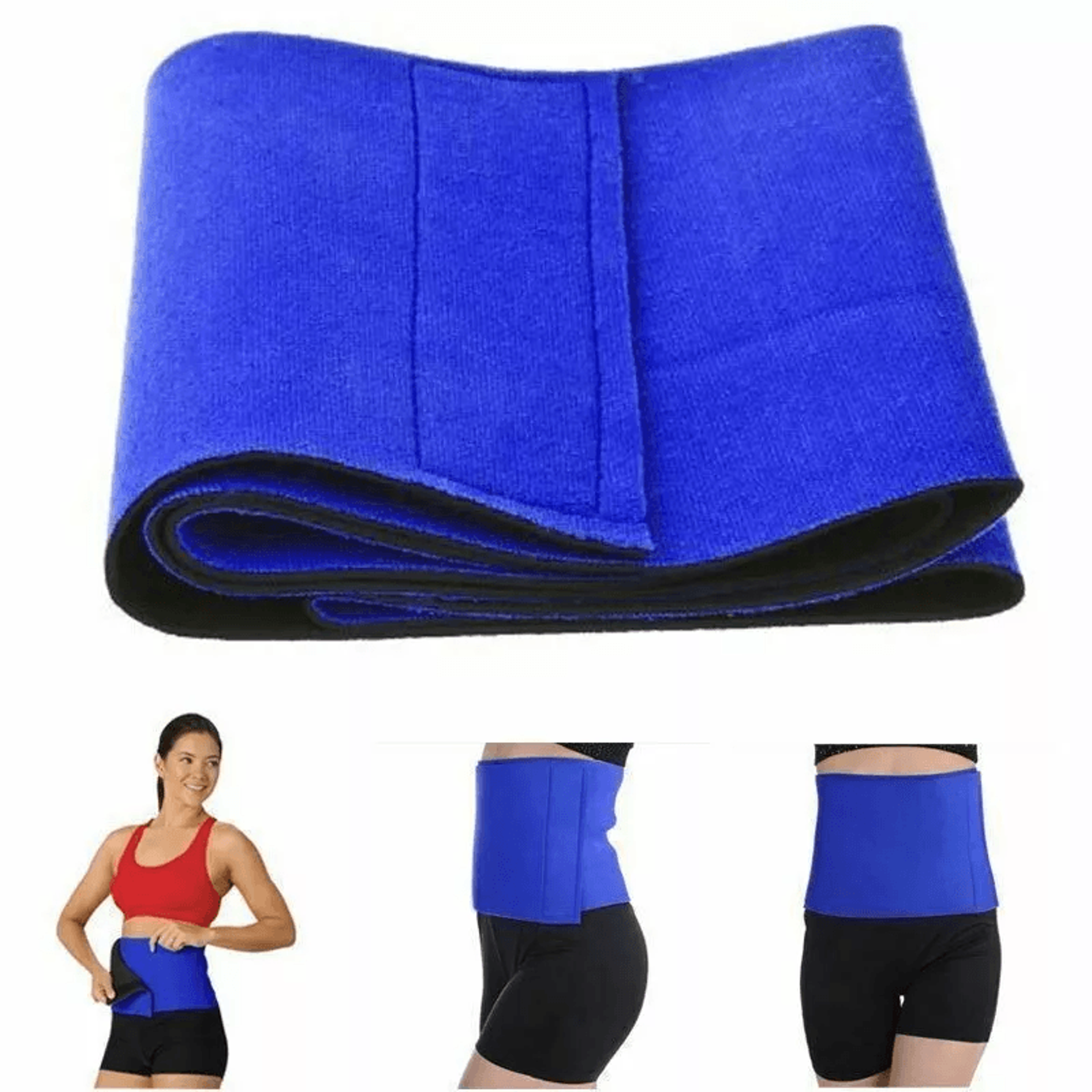 waist trimmer belt sweat band for stomach fat burner, neoprene slimming wrap ab belt for weight loss, workout & posture