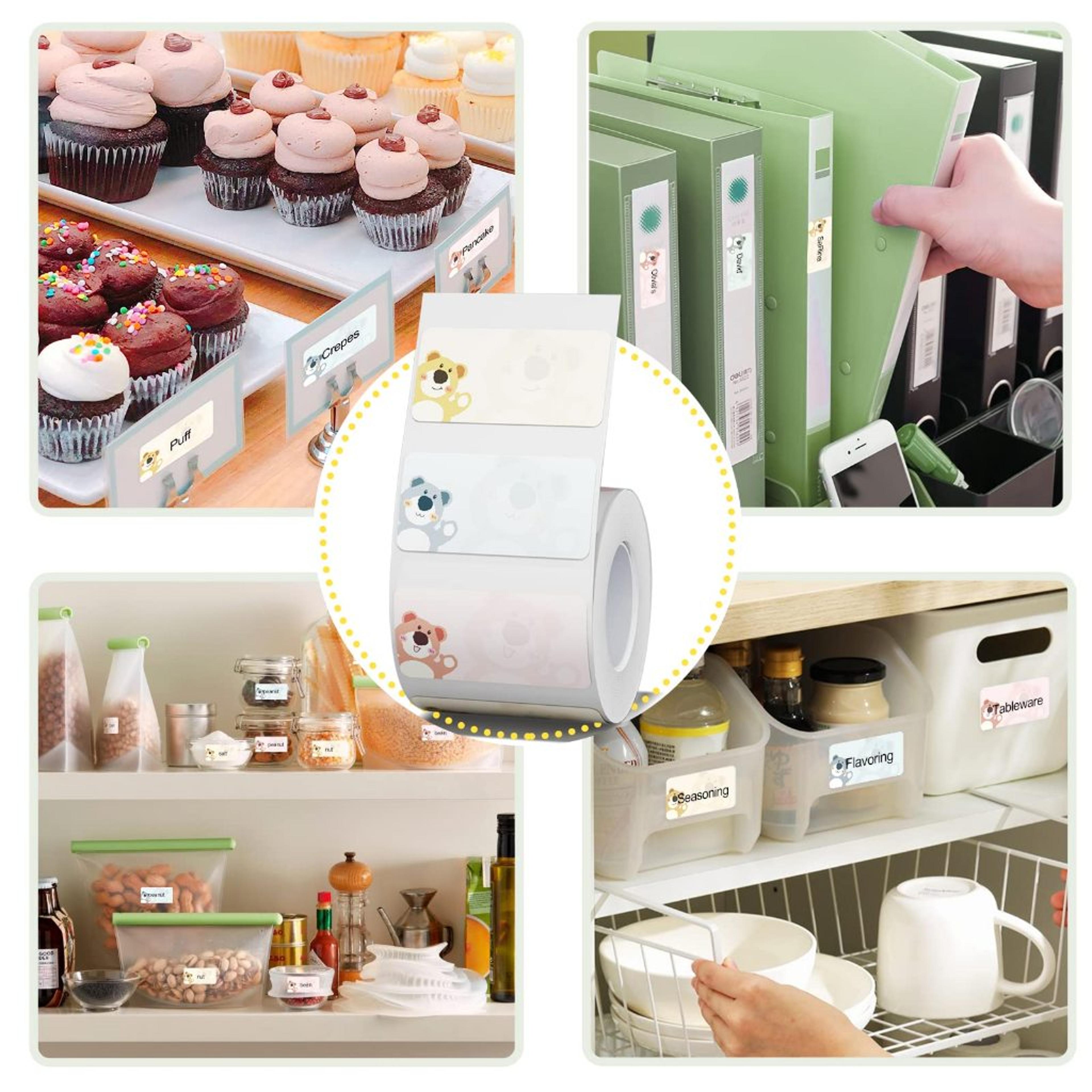 high-quality thermal label sticker paper, self-adhesive printable width for clothing tag, commodity price & food label