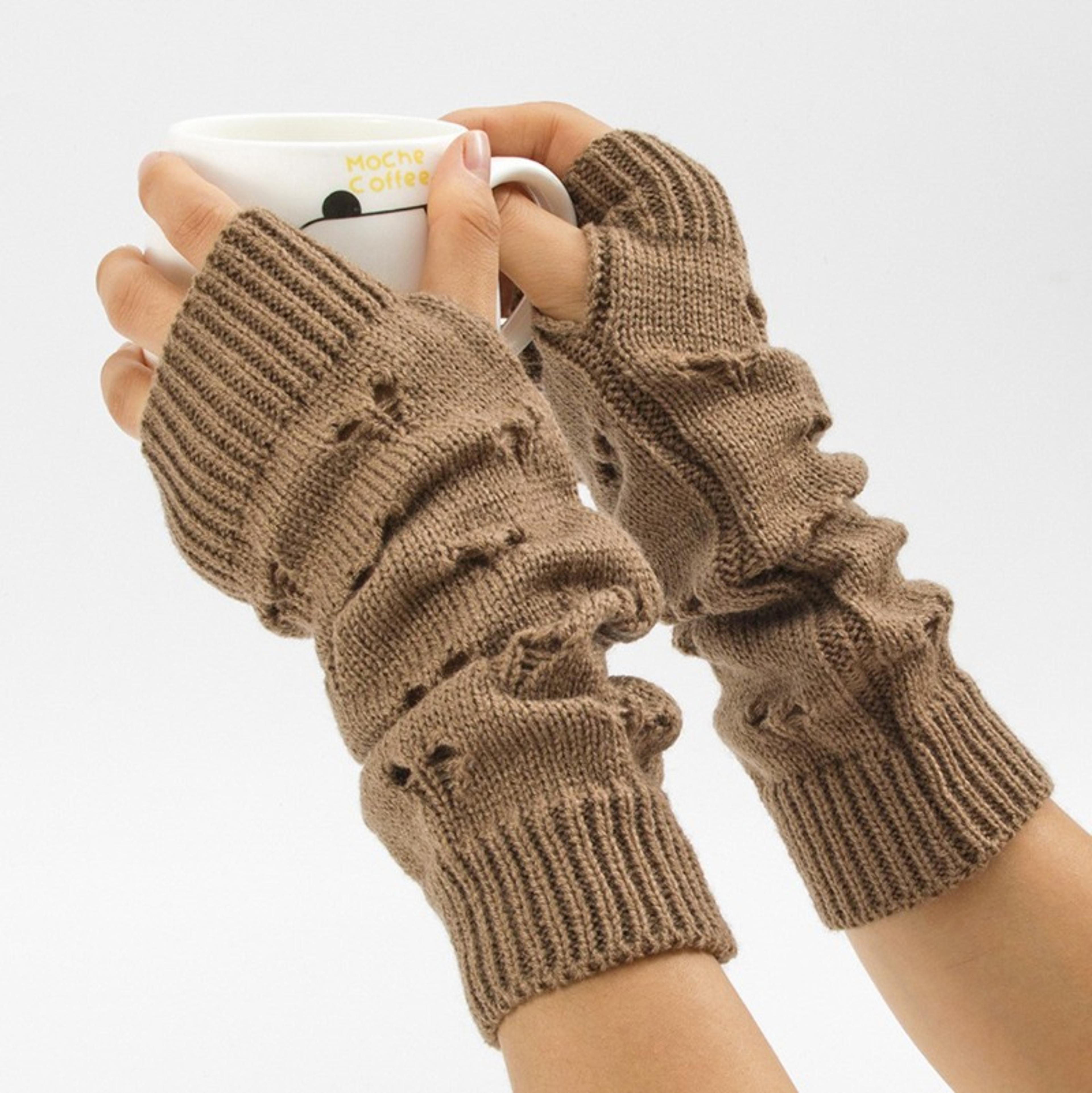 arm warmers fairy grunge fingerless gloves, punk goth emo accessories for women girls