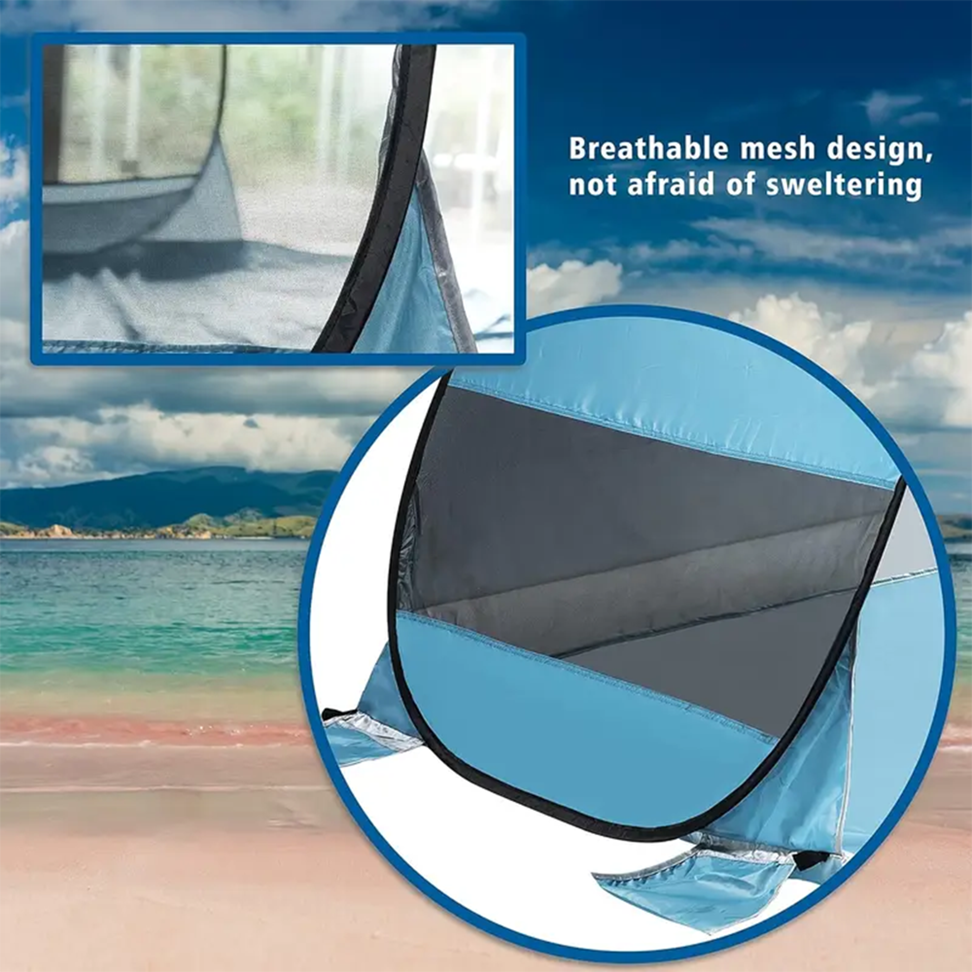 pop up beach tent sun shelter portable shade canopy