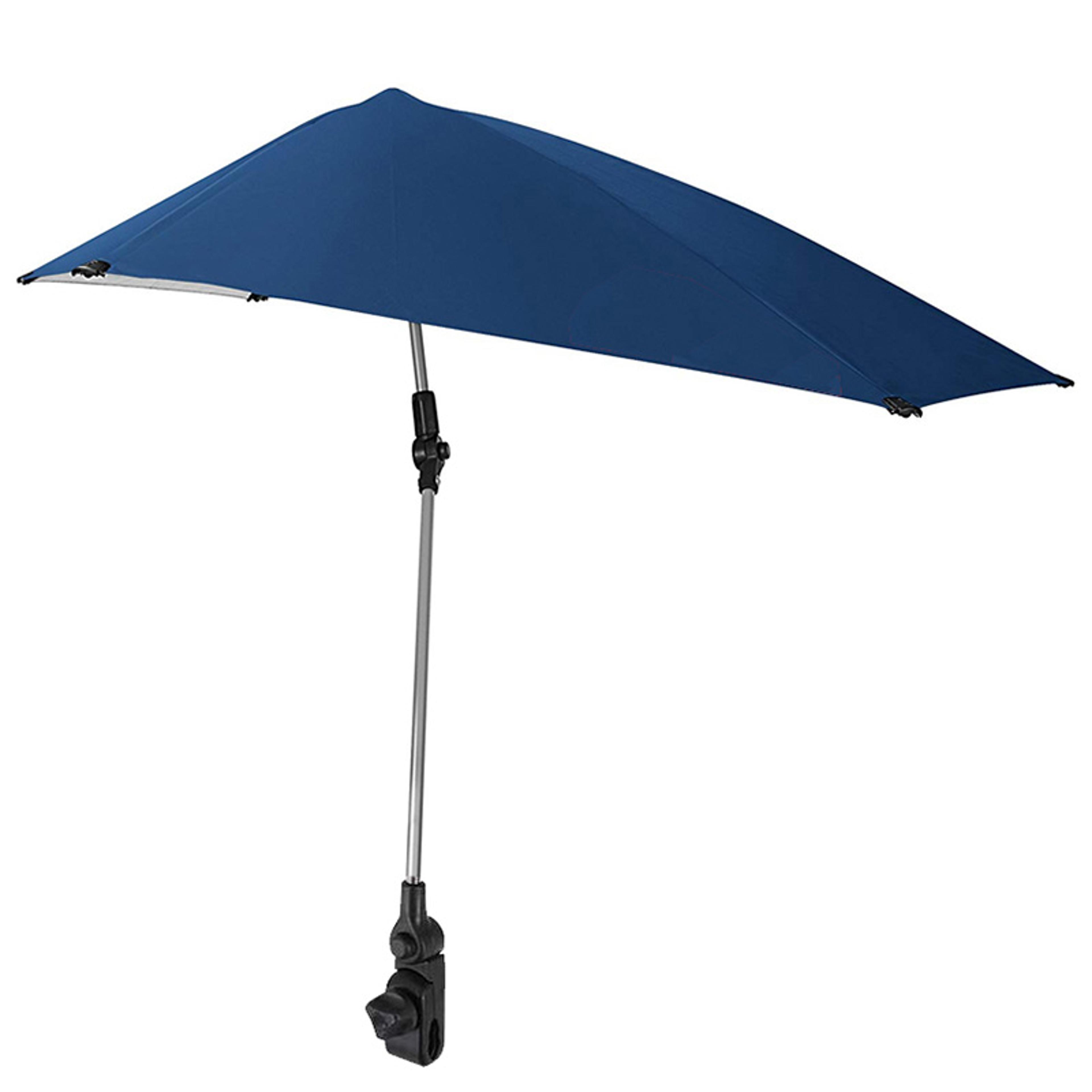 universal clamp on umbrella for stroller, wheelchair and beach chair