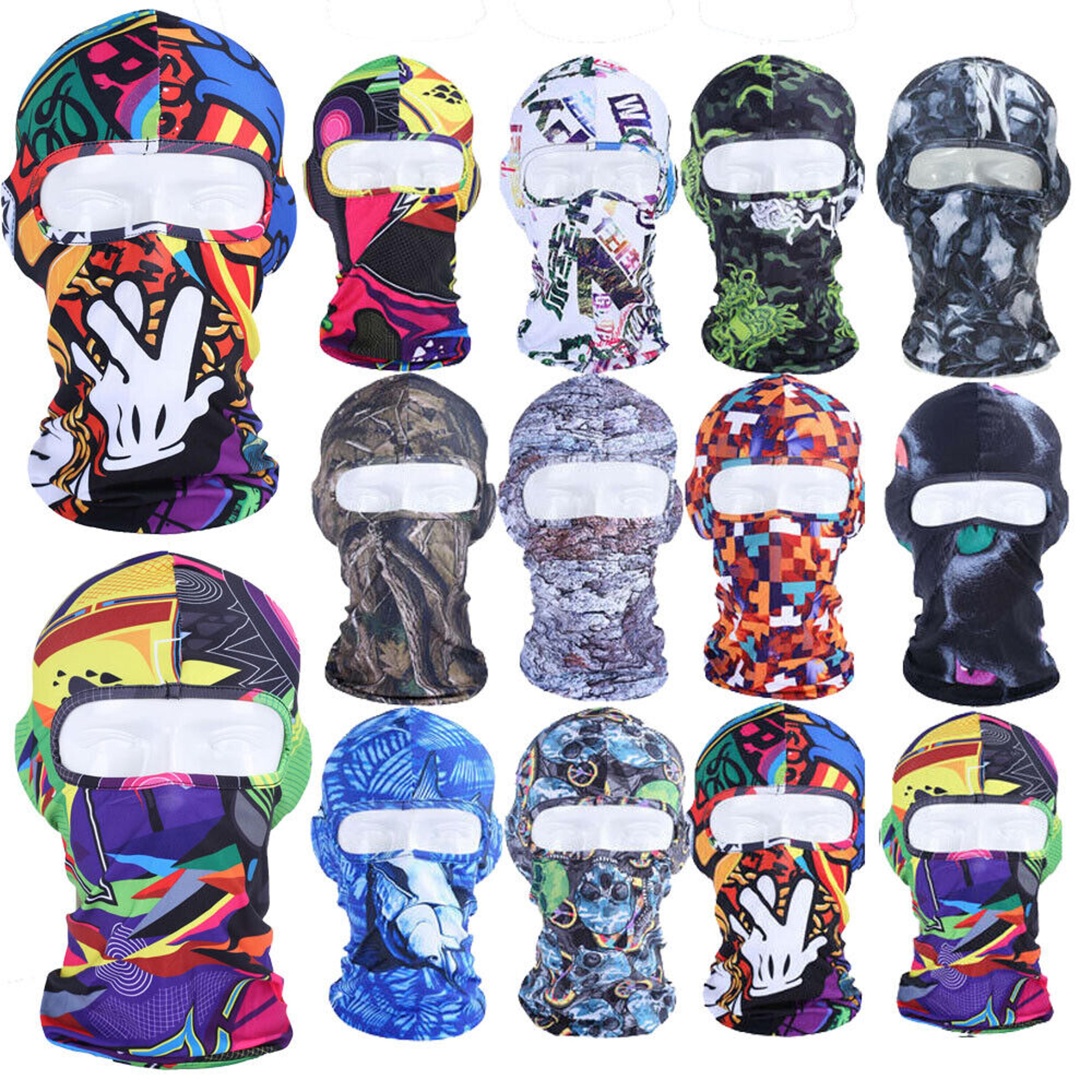 outdoor sports balaclava with uv protection face mask for cycling & motorcycle