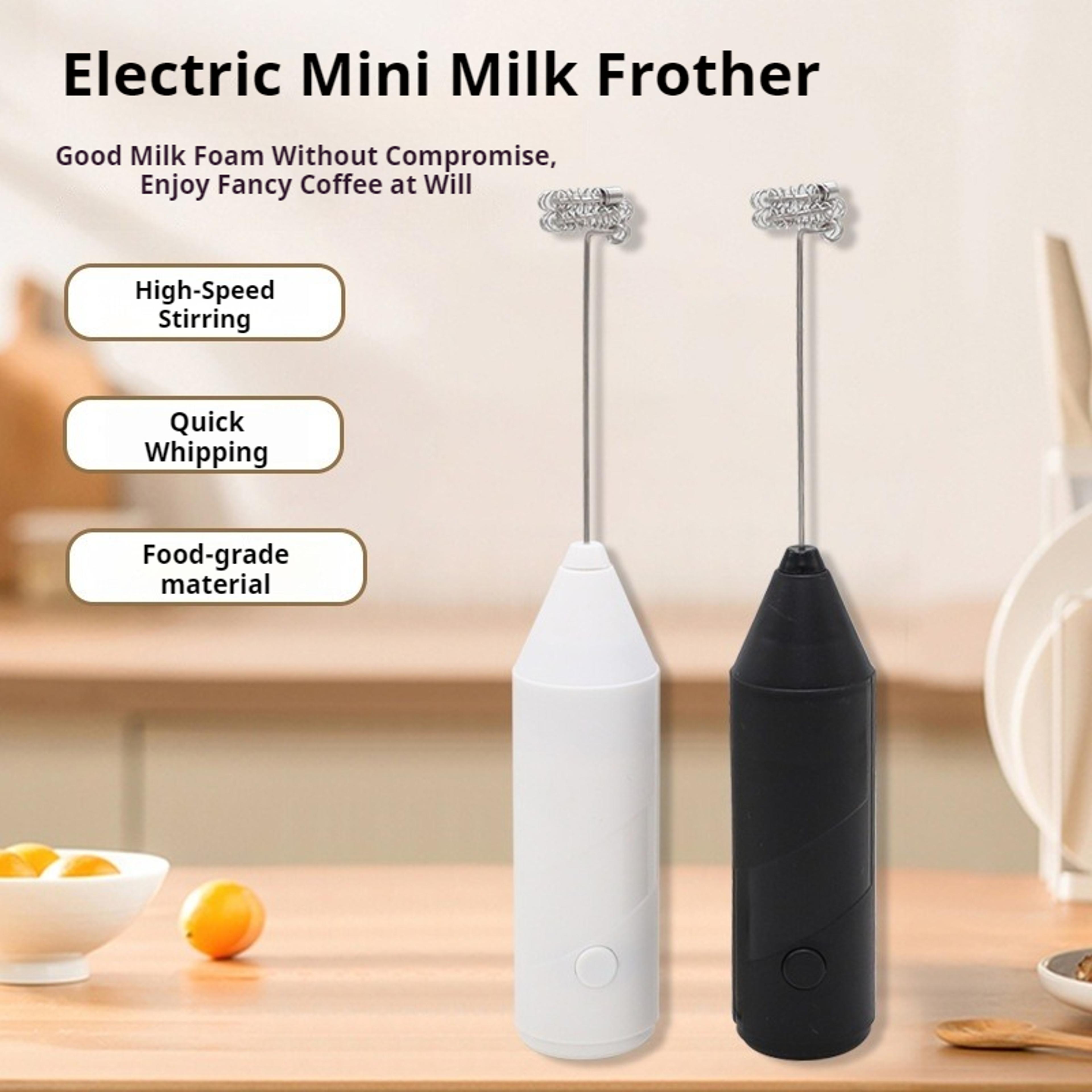 baristapro handheld milk frother for coffee, latte & matcha