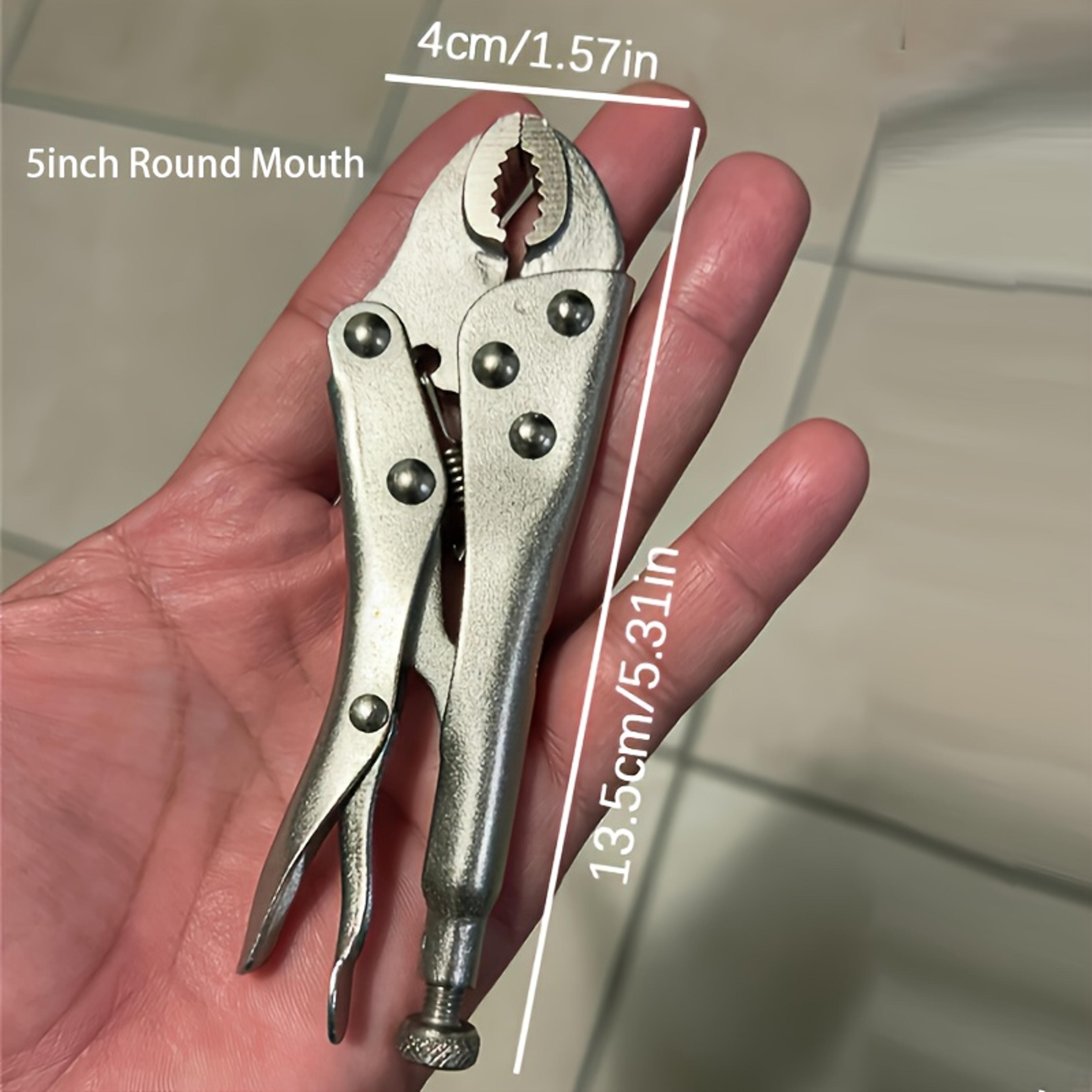 gripmaster pro locking pliers with adjustable face clamp for woodworking, welding & repairs