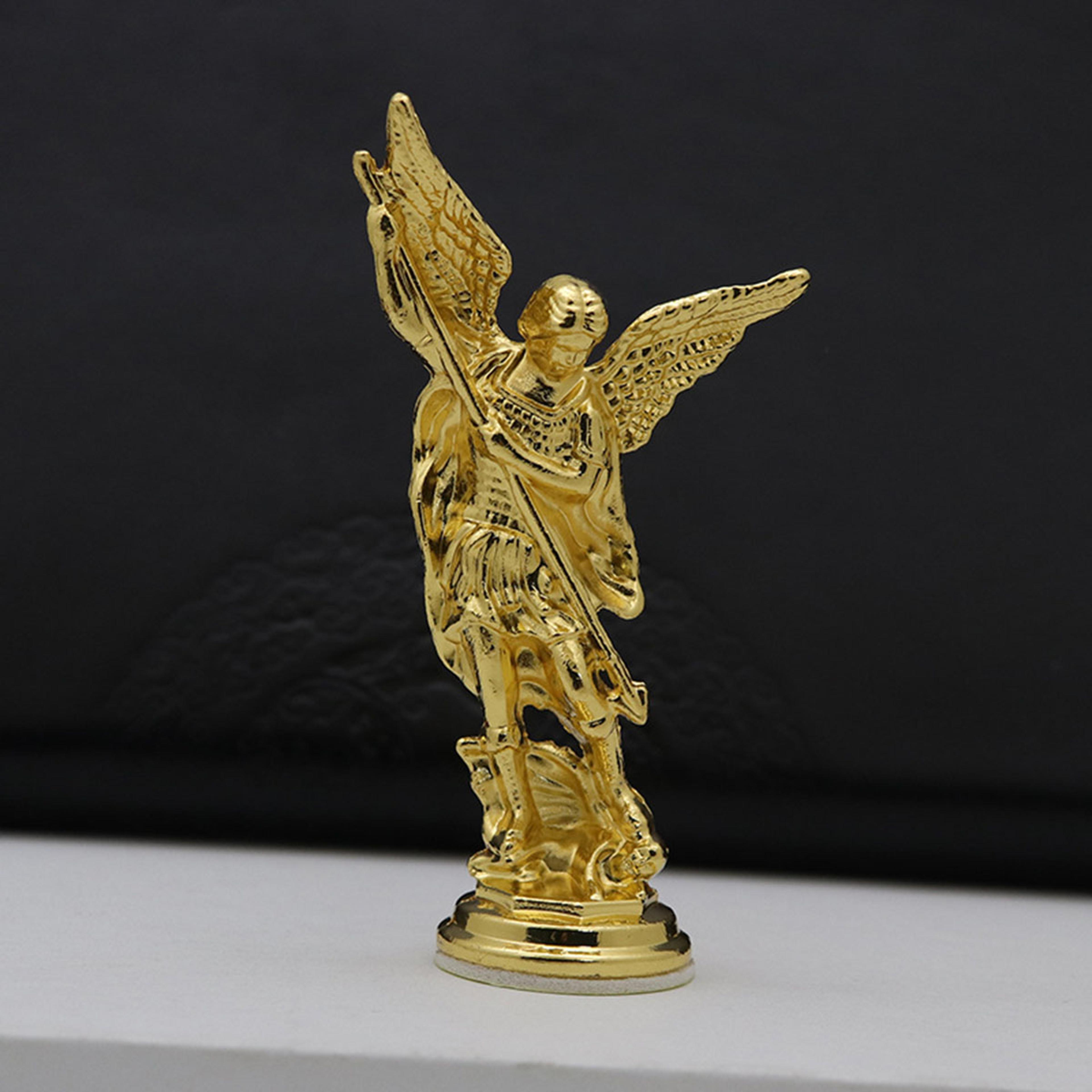 saint michael archangel statue guardian figurine for home decor and spiritual protection