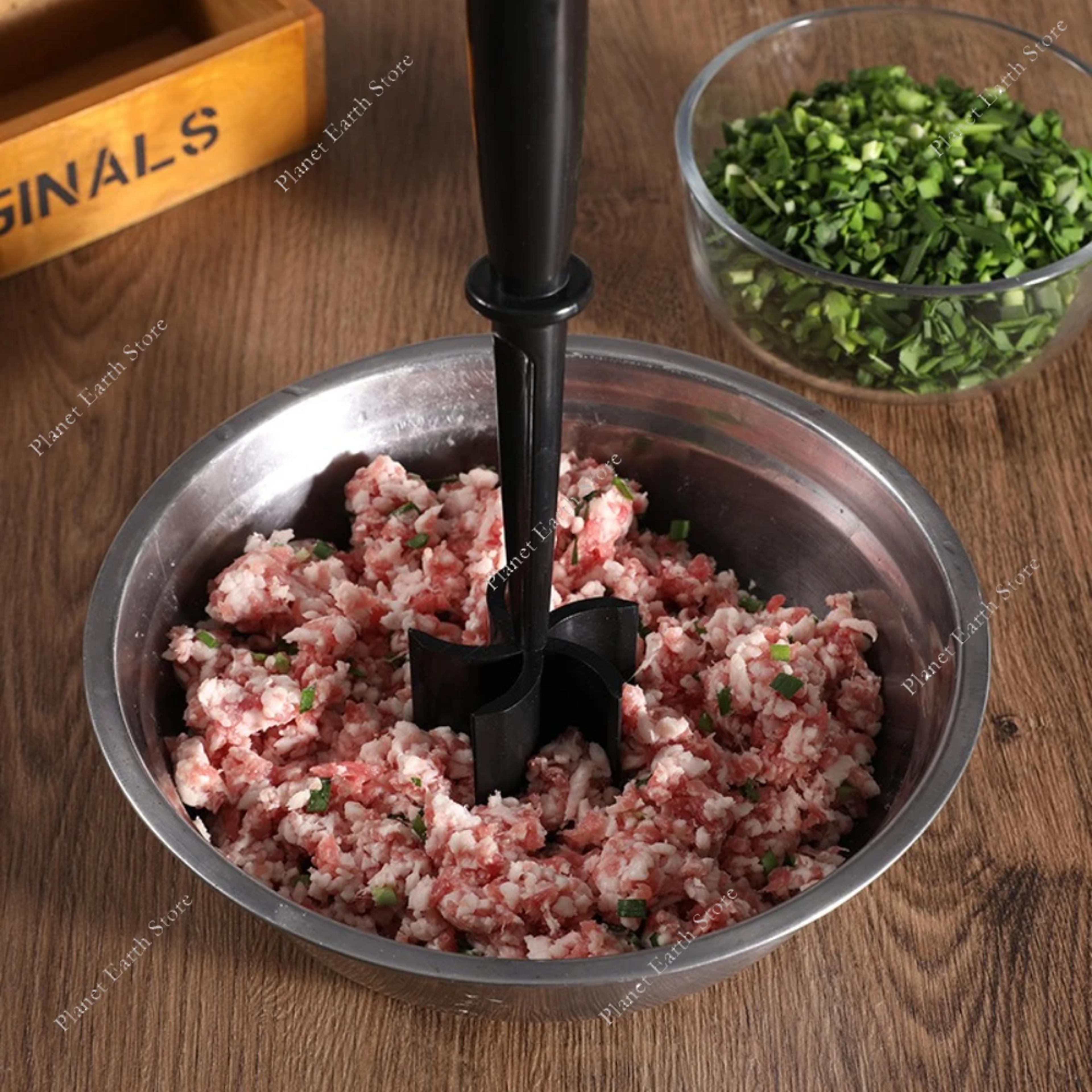 ground beef meat chopper & potato masher kitchen tool
