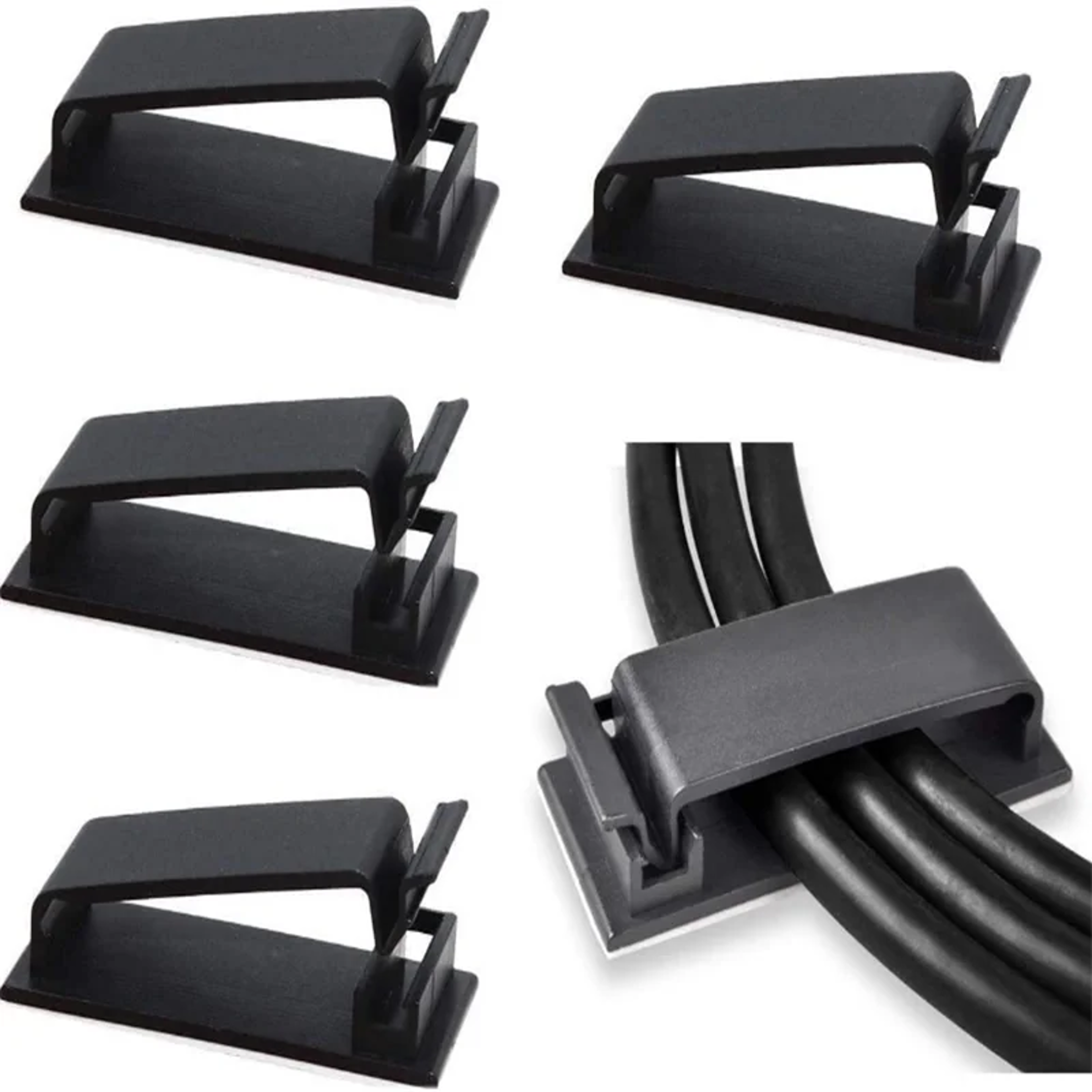 ultra secure cable fixing & wire organizer clips durable cable management clip set