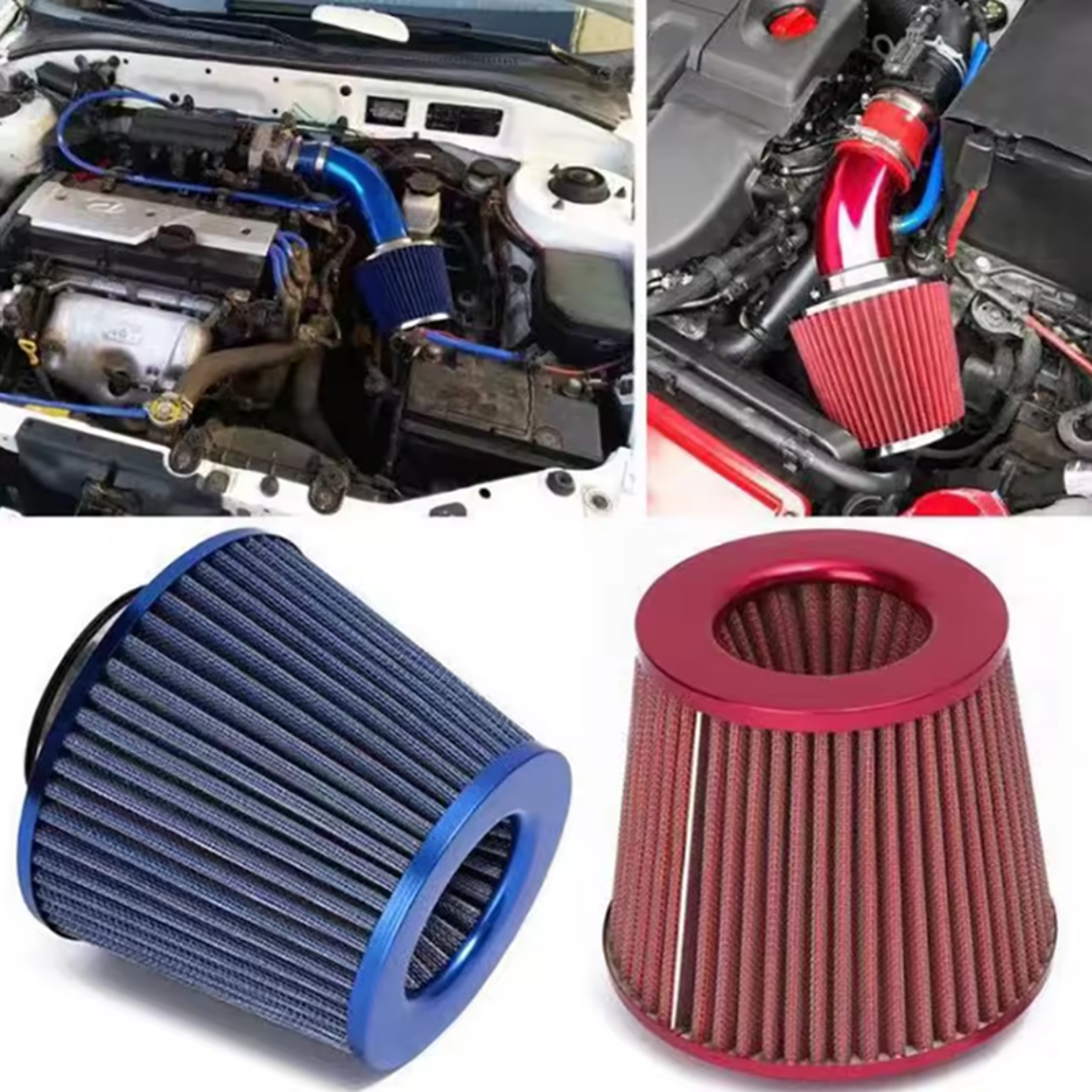 universal high flow mushroom head air filter engine performance upgrade