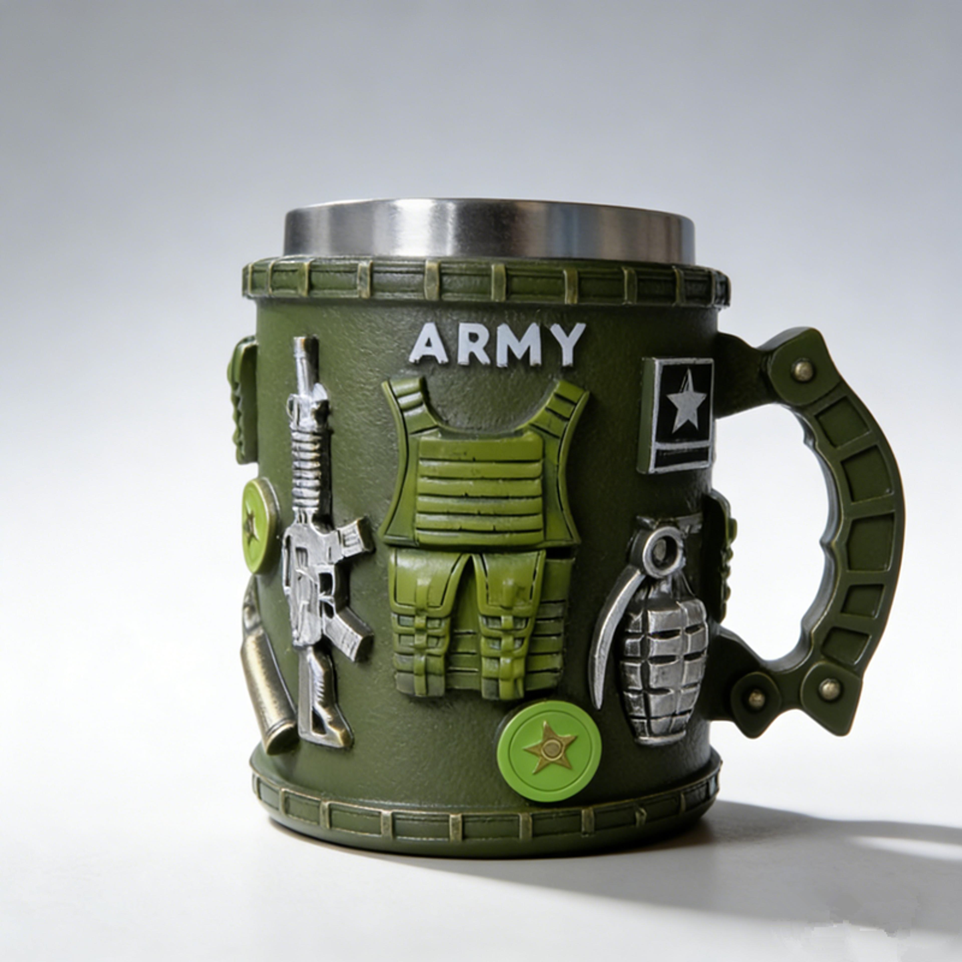 military tactical beer & coffee mug premium army gift mug for soldiers & hunters
