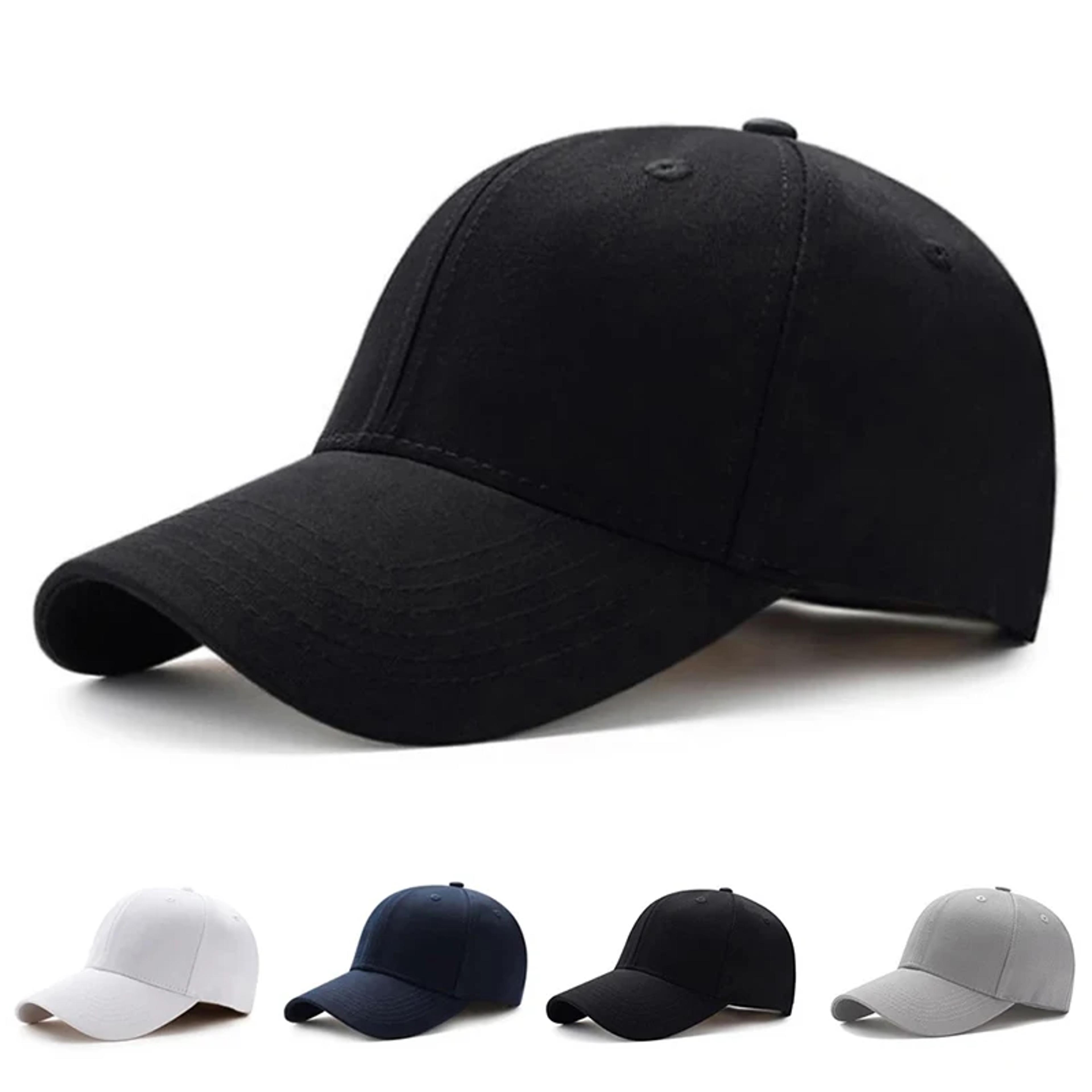 premium unisex black baseball cap classic casual cotton dad hat