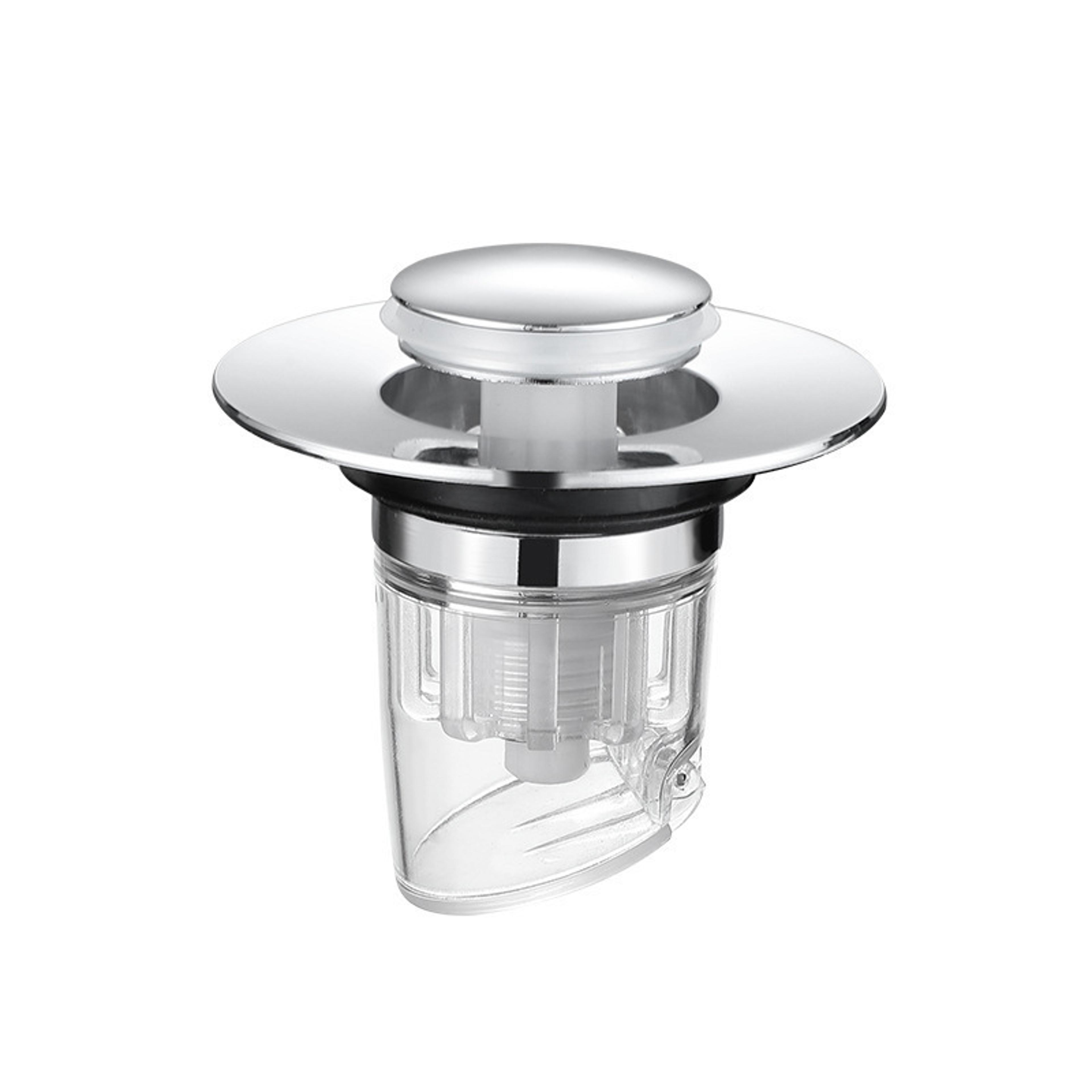 universal pop up sink drain stopper with anti odor filter core