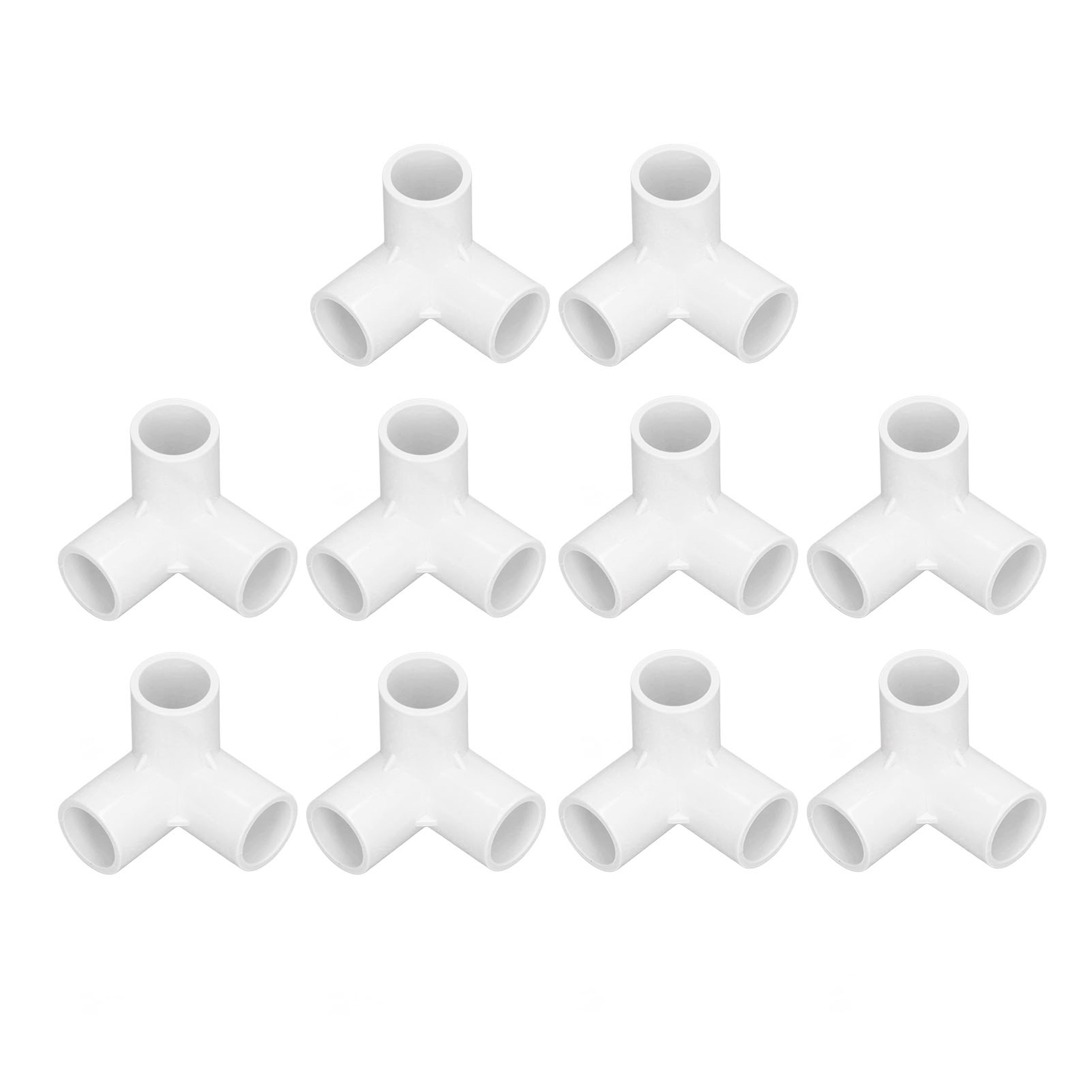 pvc pipe corner connectors set way tee elbow fittings for diy frames
