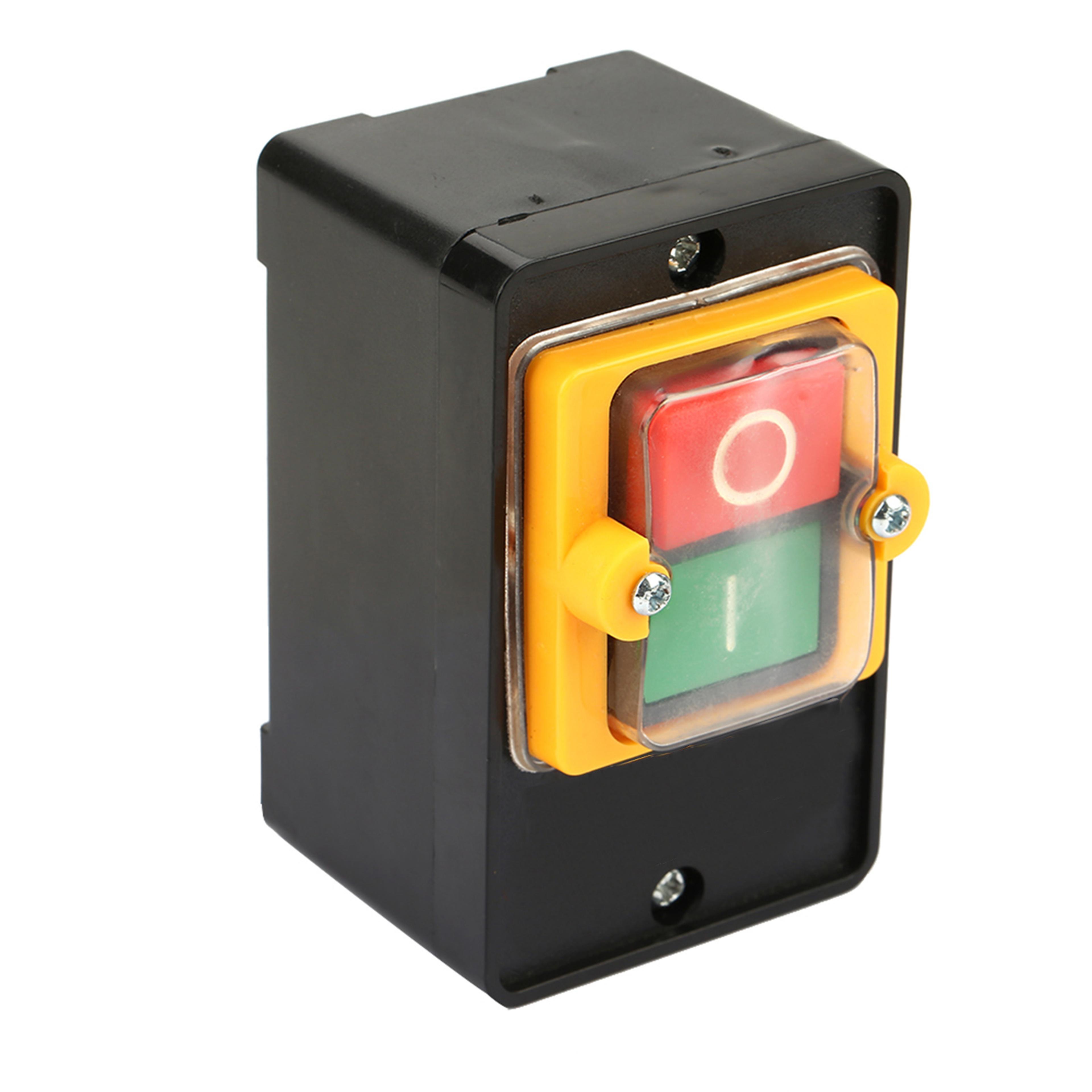 waterproof start stop push button switch motor control
