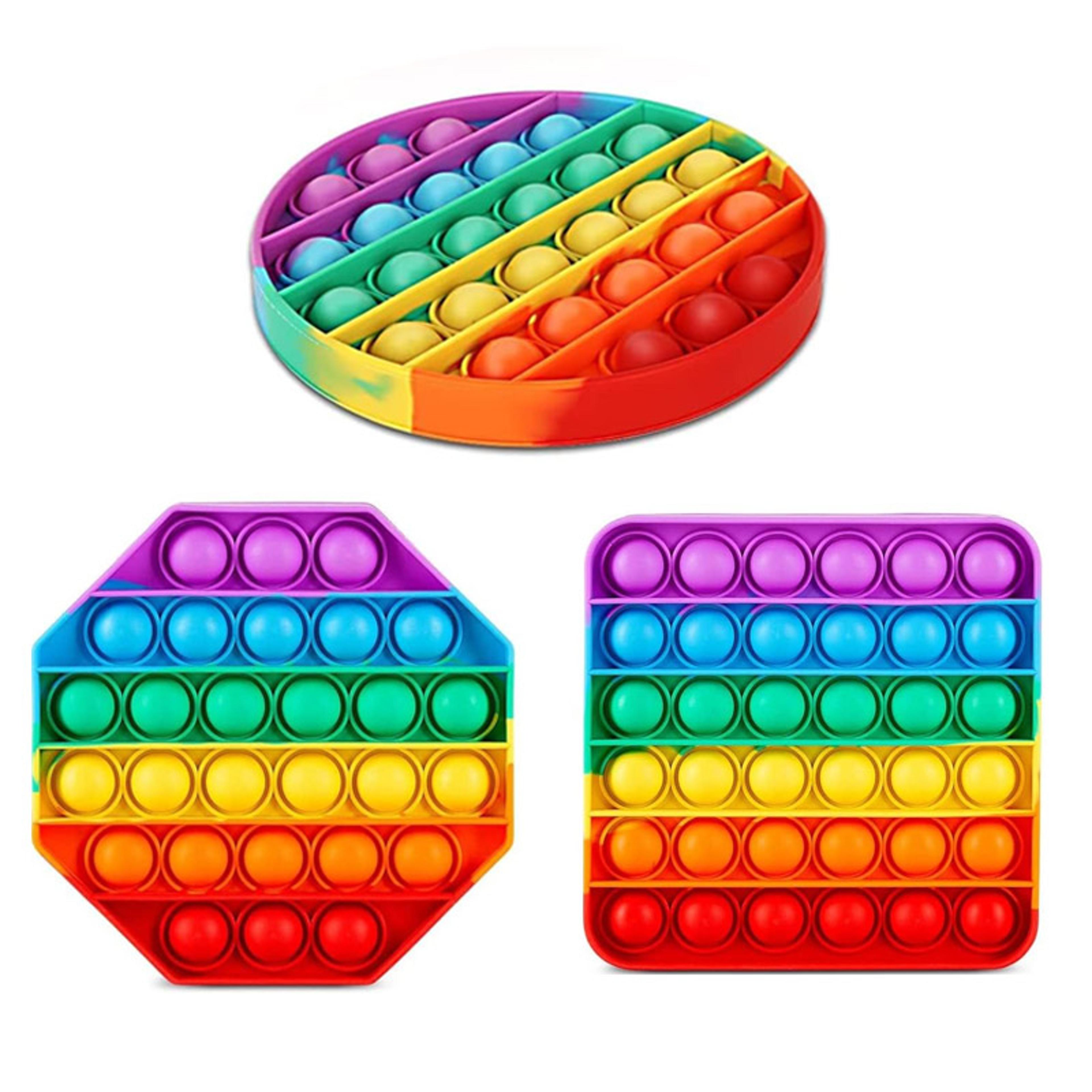 premium pack silicone bubble sensory fidget toys push pop stress reliever for kids & adults