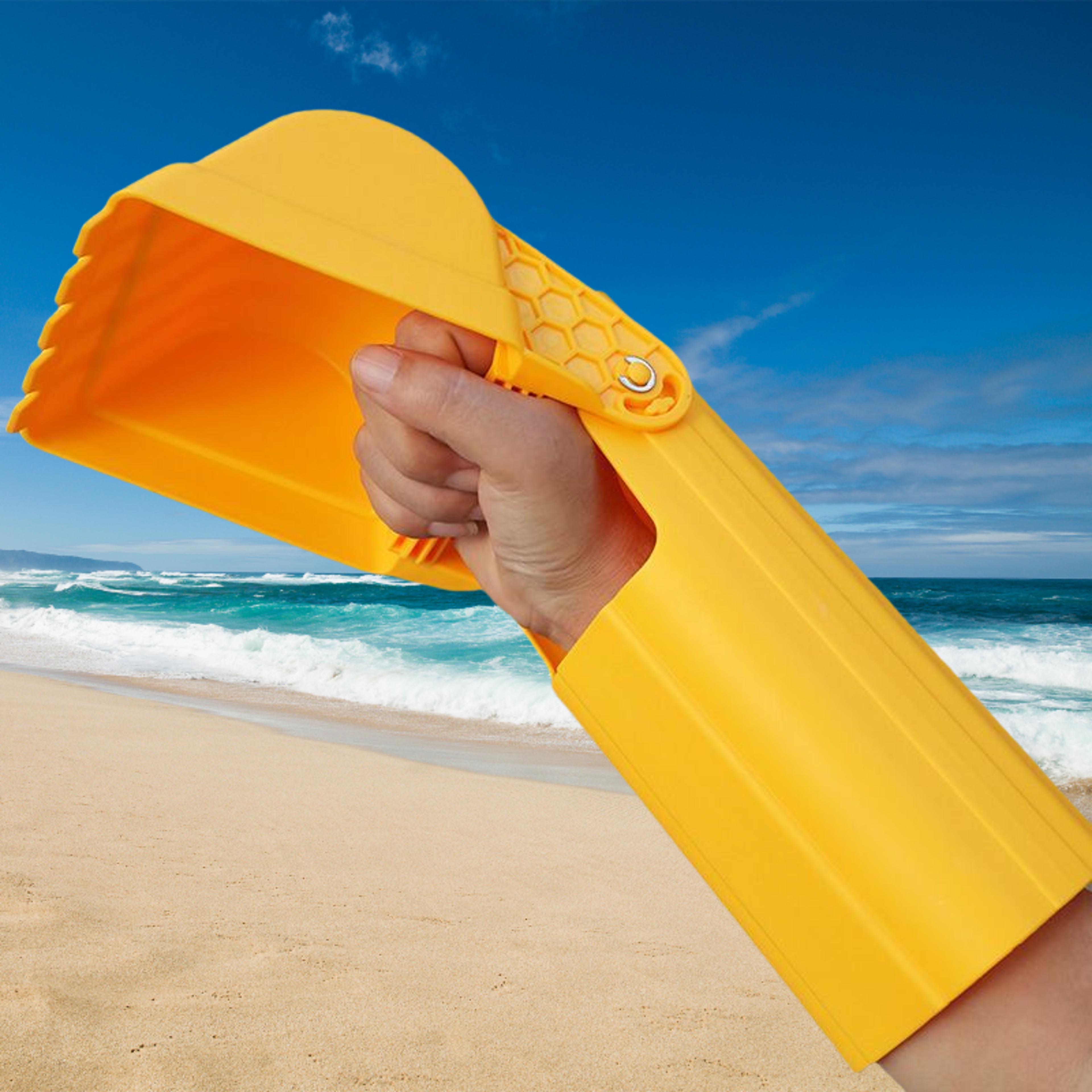 kids excavator digging arm beach toy shovel for sand, snow & water play